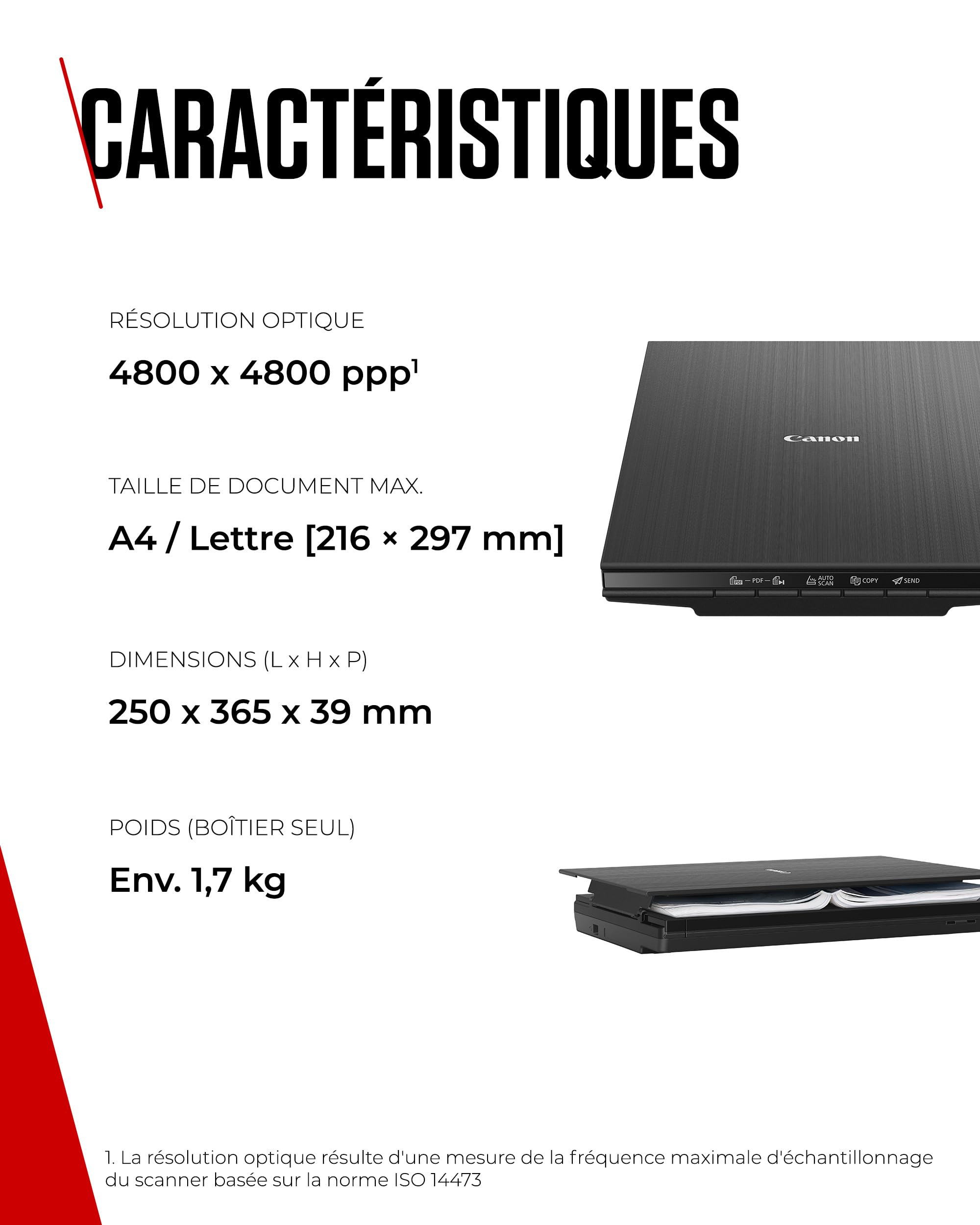 CANON CanoScan LiDE 400 Flatbed scanner Contact Image Sensor CIS A4/Letter 4800x4800dpi USB-C