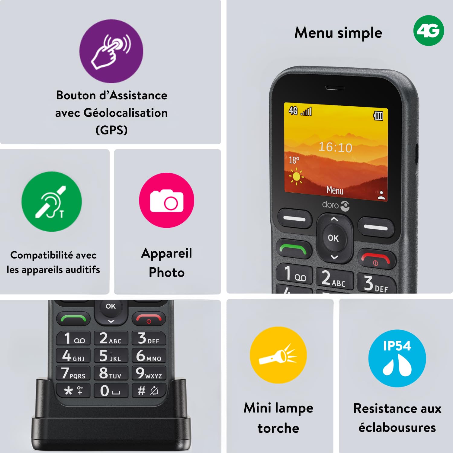 Doro Leva L10 SC GRAPHITE