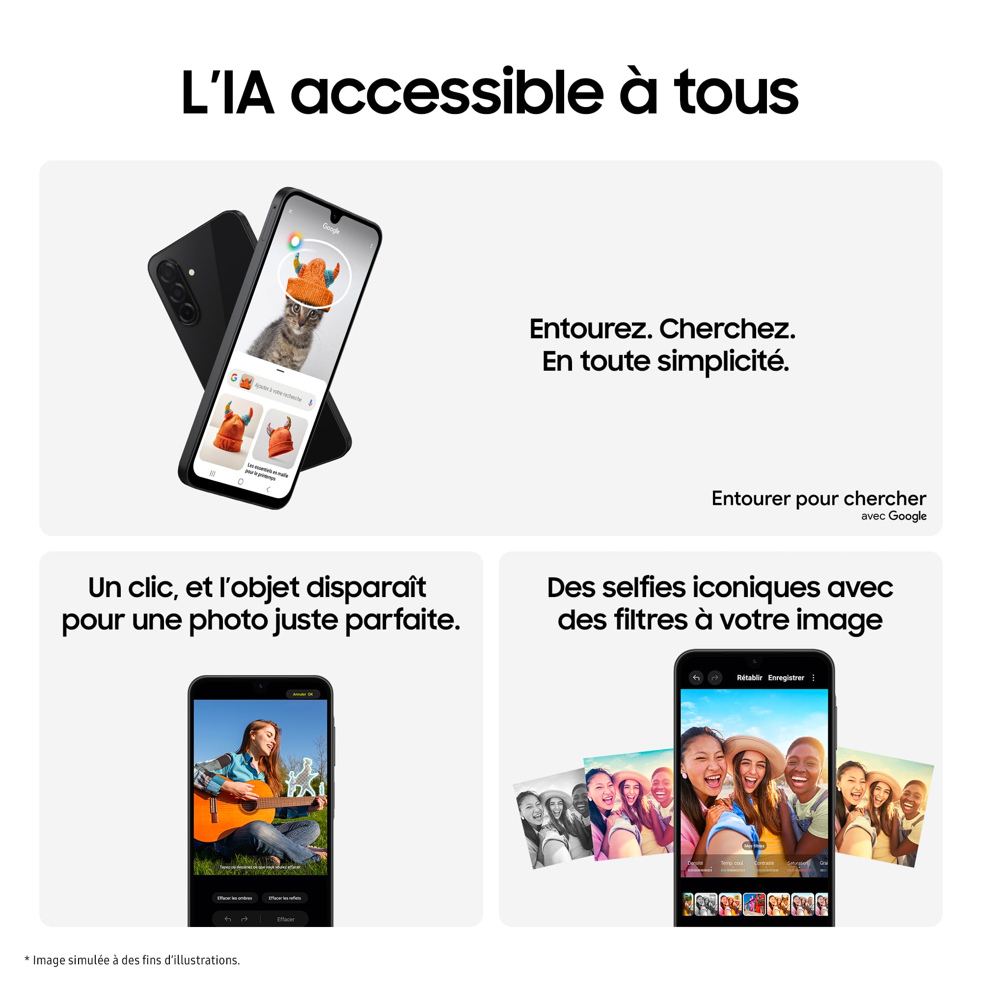 Samsung A266 Galaxy A26 (Double Sim - 6.7'' - 256 Go, 8 Go RAM) Vert