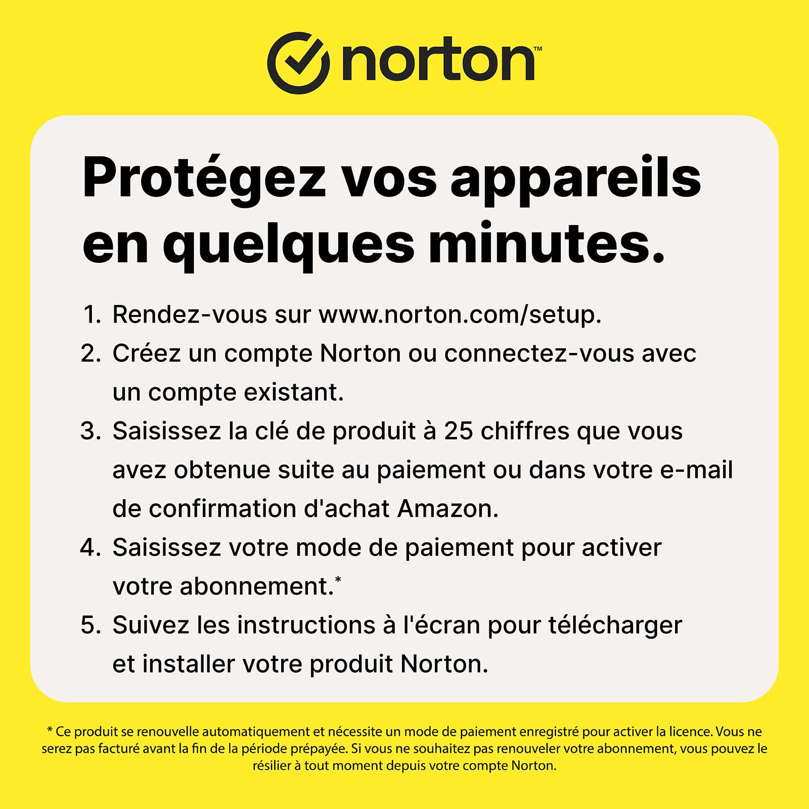 NORTON 360 FOR GAMERS 50GB FR 1 USER 3 D