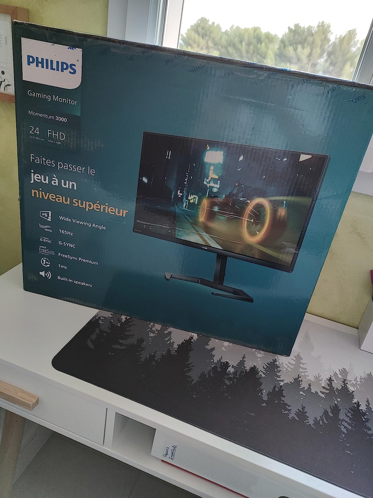 PHILIPS Evnia 3000 32M2C3500L - Ecran Gaming incruvé - 32p - 2560 x 1440 QHD 180 Hz - VA - 300 cd/m² -3500:1 - HDR10 - 2xHDMI DP -
