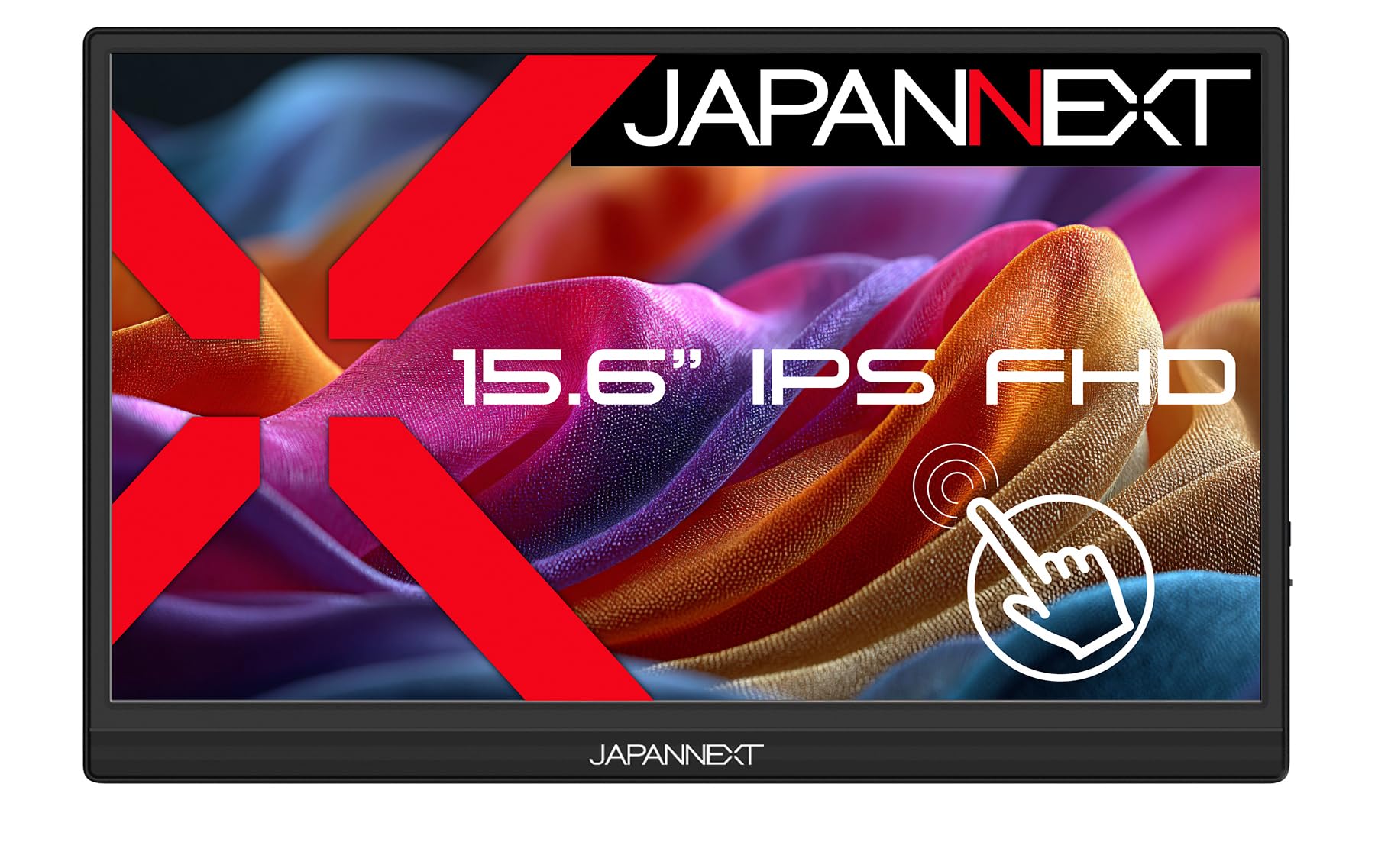 JAPANNEXT - Écran LCD Tactile Nomade - 15.6p - 1920x1080 FHD 60 Hz - IPS - 30 ms - Garantie 3 ans