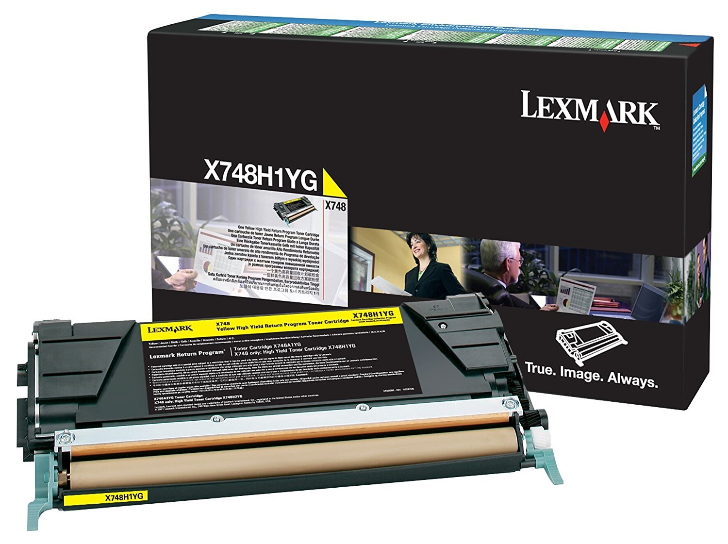 Toner LEXMARK X748H1YG X748 - Yellow