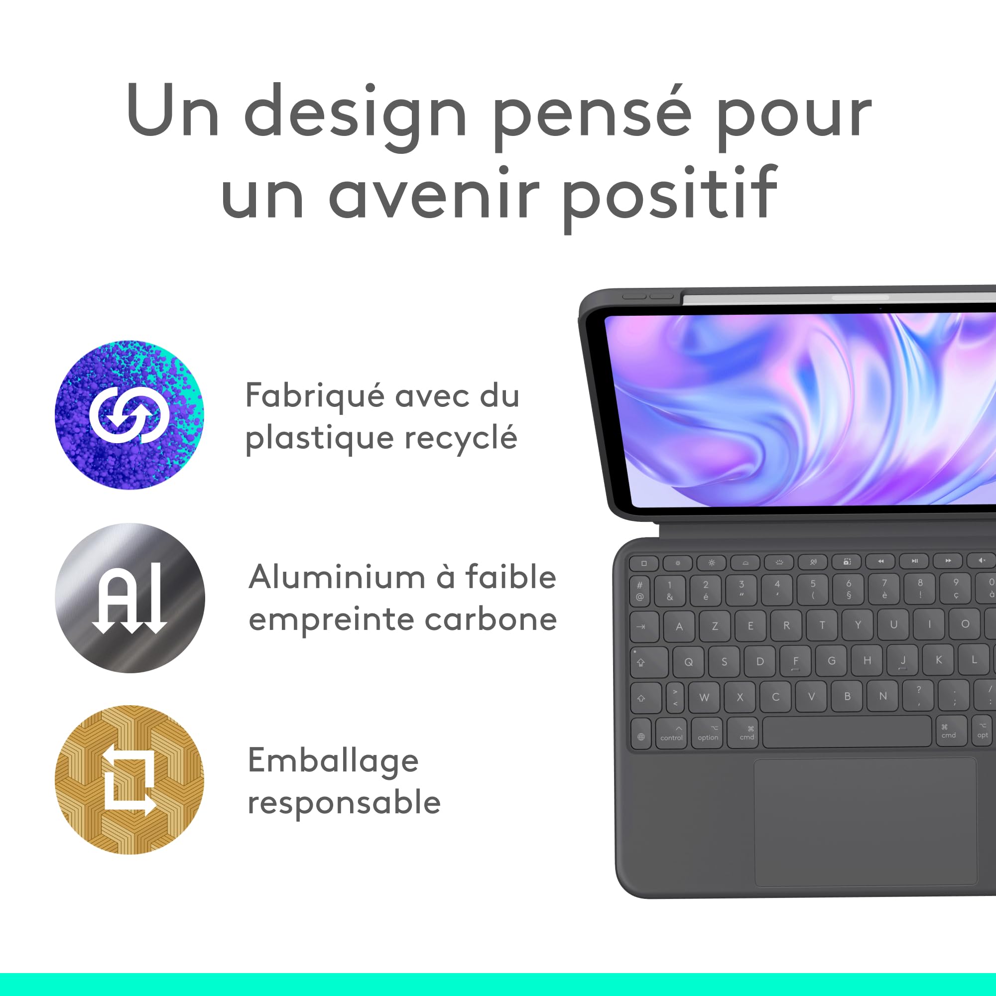 LOGITECH Combo Touch iPad Pro 11p M4 GRAPHITE (FRA)