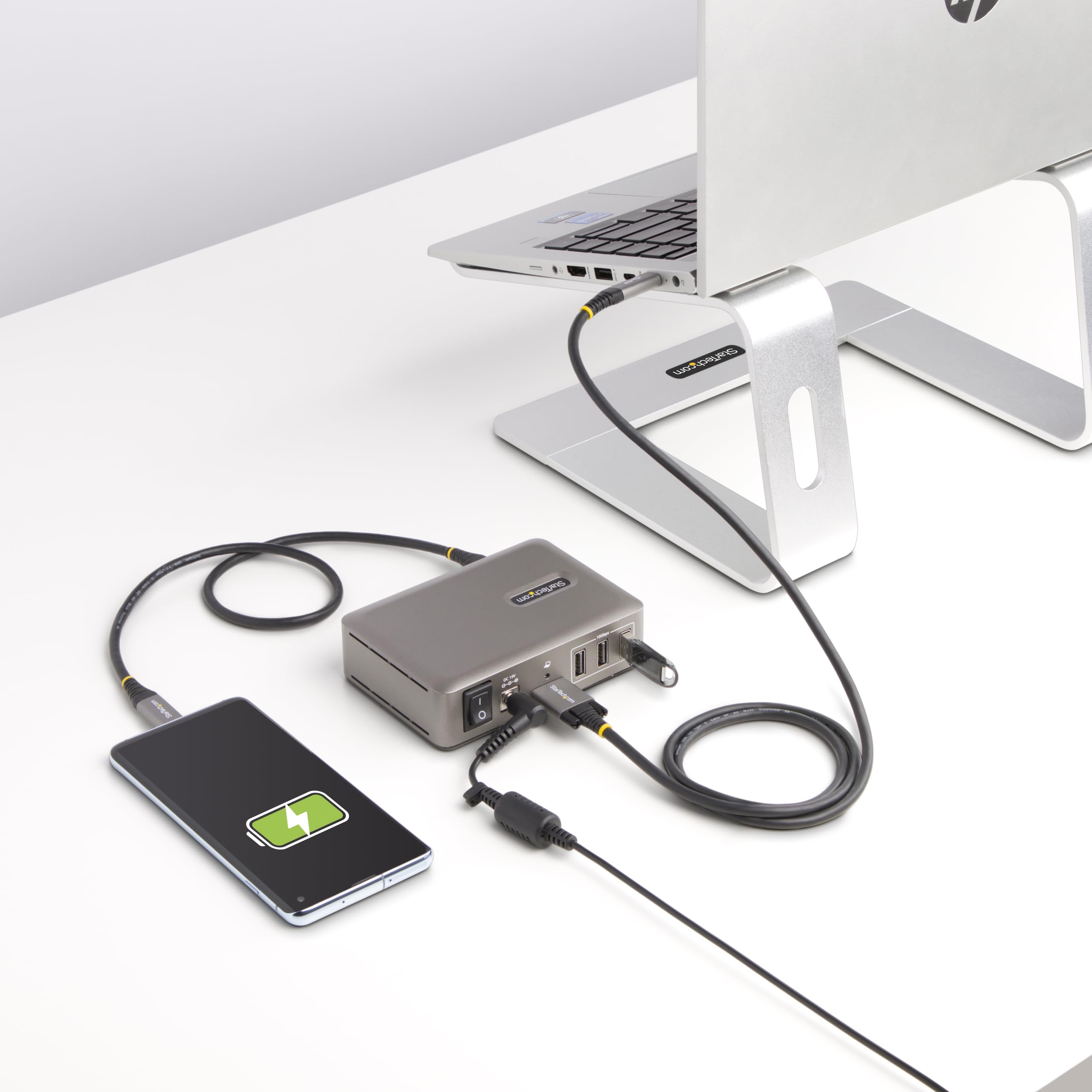 10-Port USB-C Hub Self-Powered 10Gbps