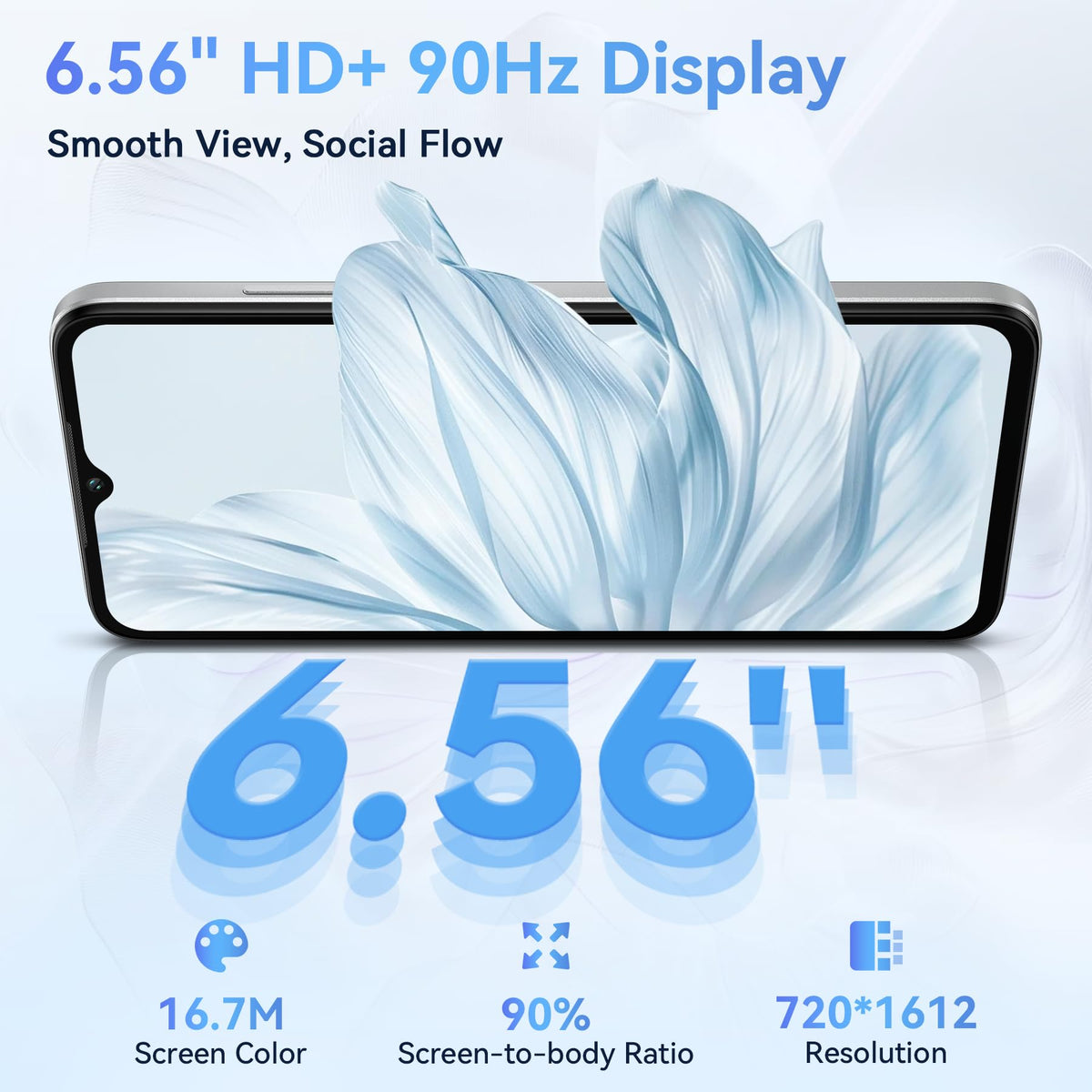Doogee Note 56 Pro (6.56'' - 128 Go, 4 Go RAM) Noir