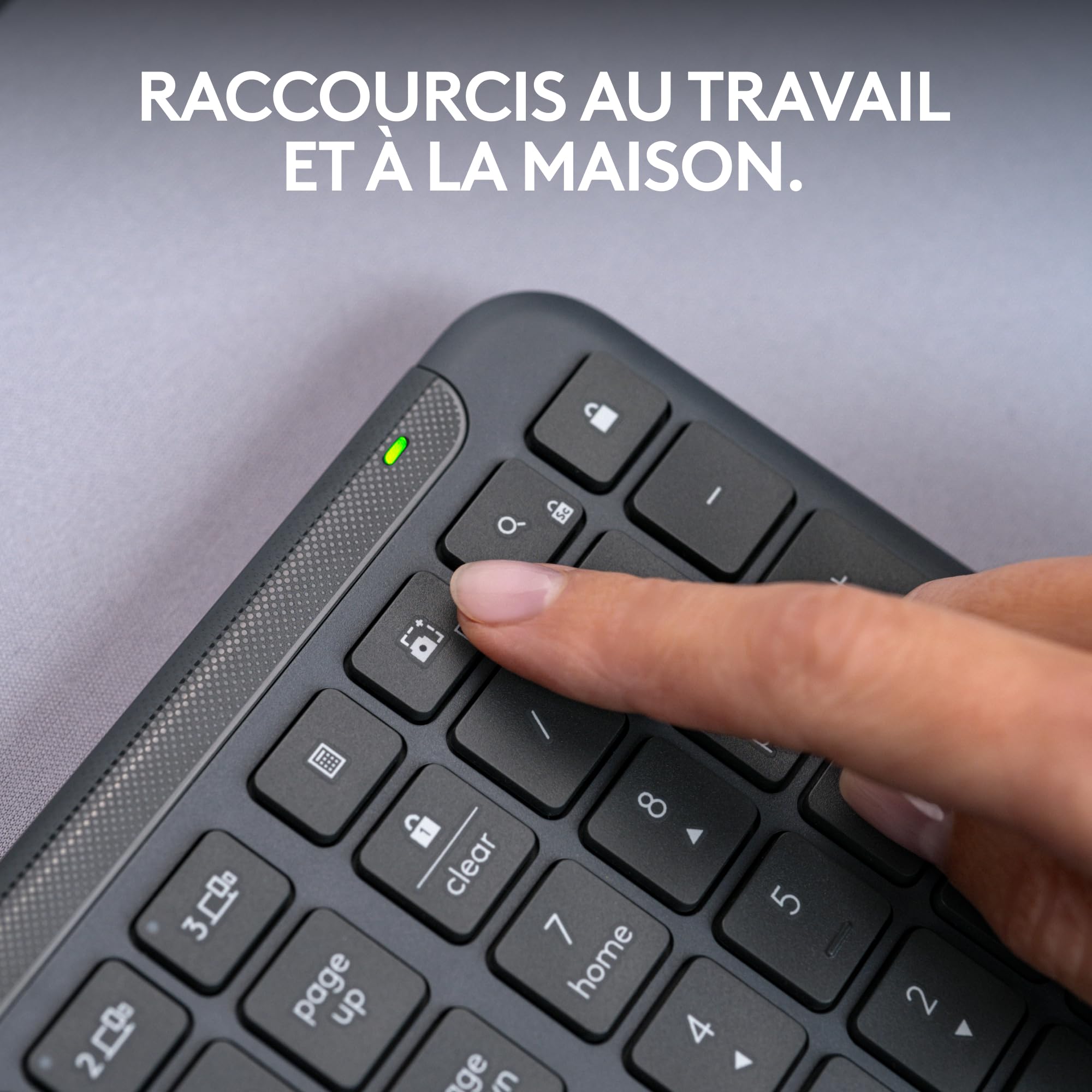 LOGITECH Signature Slim Wireless Keyboard K950 - Graphite - CENTRAL-419 (FR)
