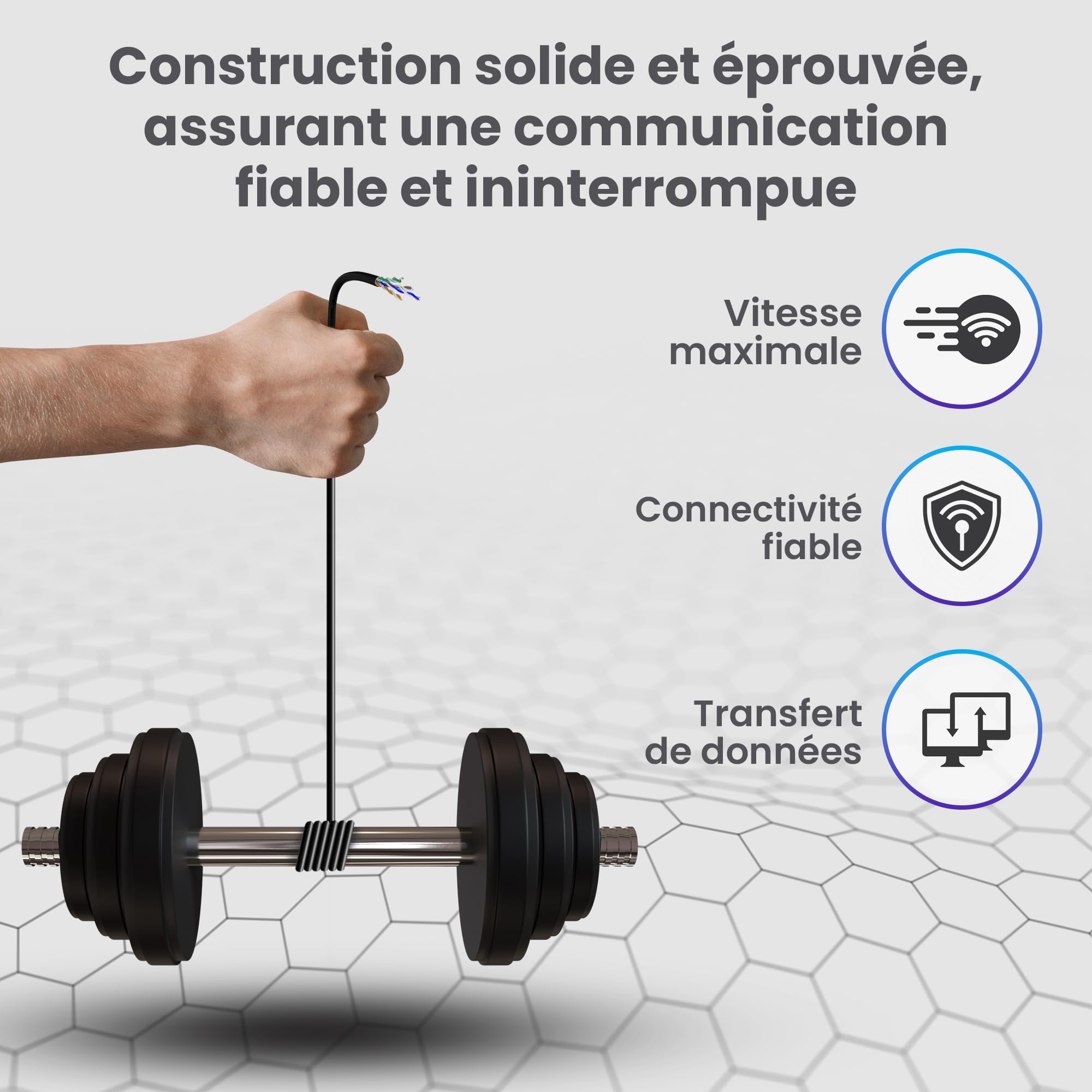 Extralink CAT5E FTP (F/UTP) V2 OUTDOOR TWISTED PAIR 305M - Kabel - Netzwerk câble de réseau Noir F/UTP (FTP) Rond