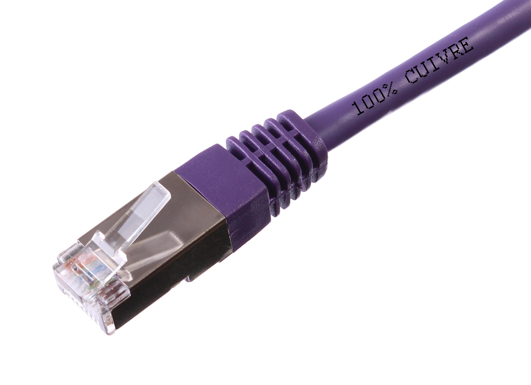 rj45 patch cord cat 6 ftp purple 10 m