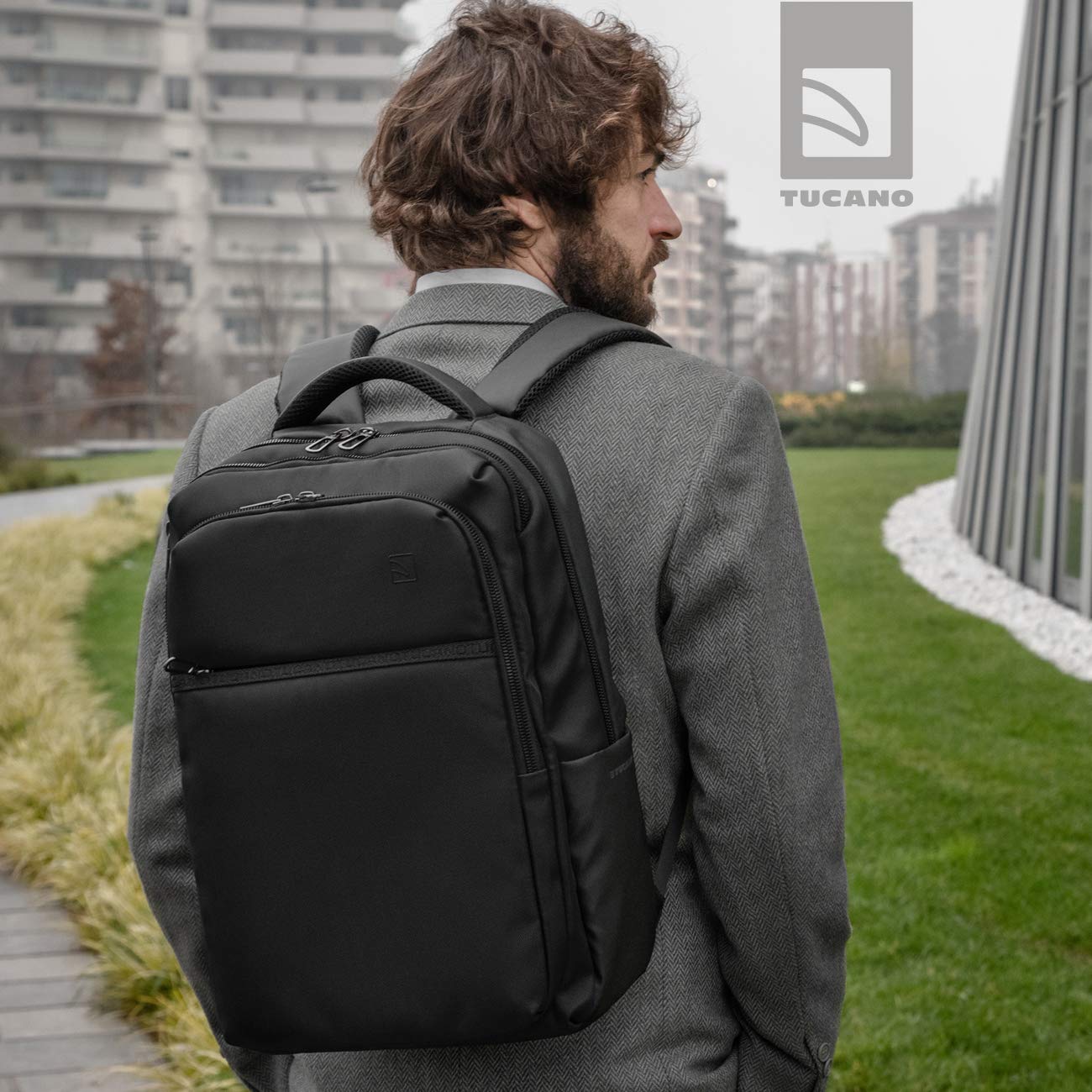 TUCANO Sac à dos Marte Gravity laptop 15,6" MacBook 16 noir