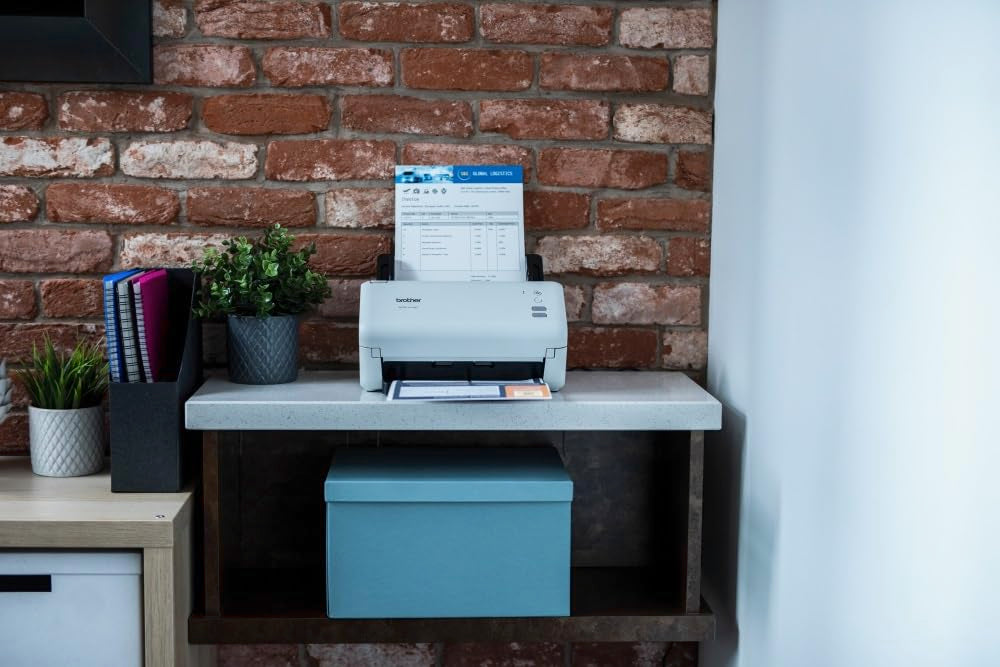 BROTHER ADS-4100 Document scanner Dual CIS Duplex A4 600dpix600dpi 35ppm mono 35ppm colour ADF 60sheets 5250scans USB
