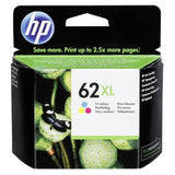HP 62XL original Ink cartridge C2P04AE 301 tri-colour high capacity 1-pack Blister multi tag