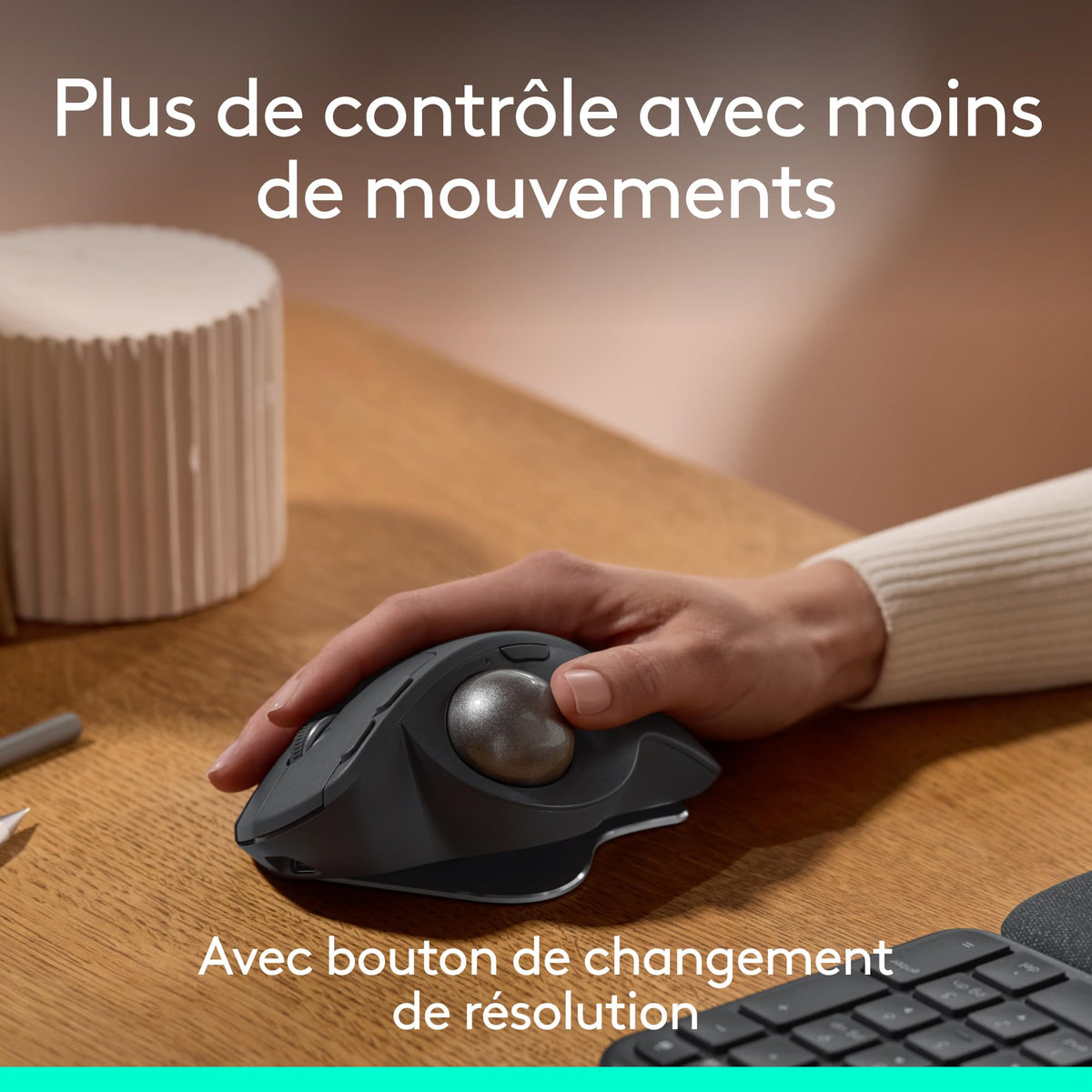LOGITECH MX Ergo S Advanced Wireless Trackball - Graphite