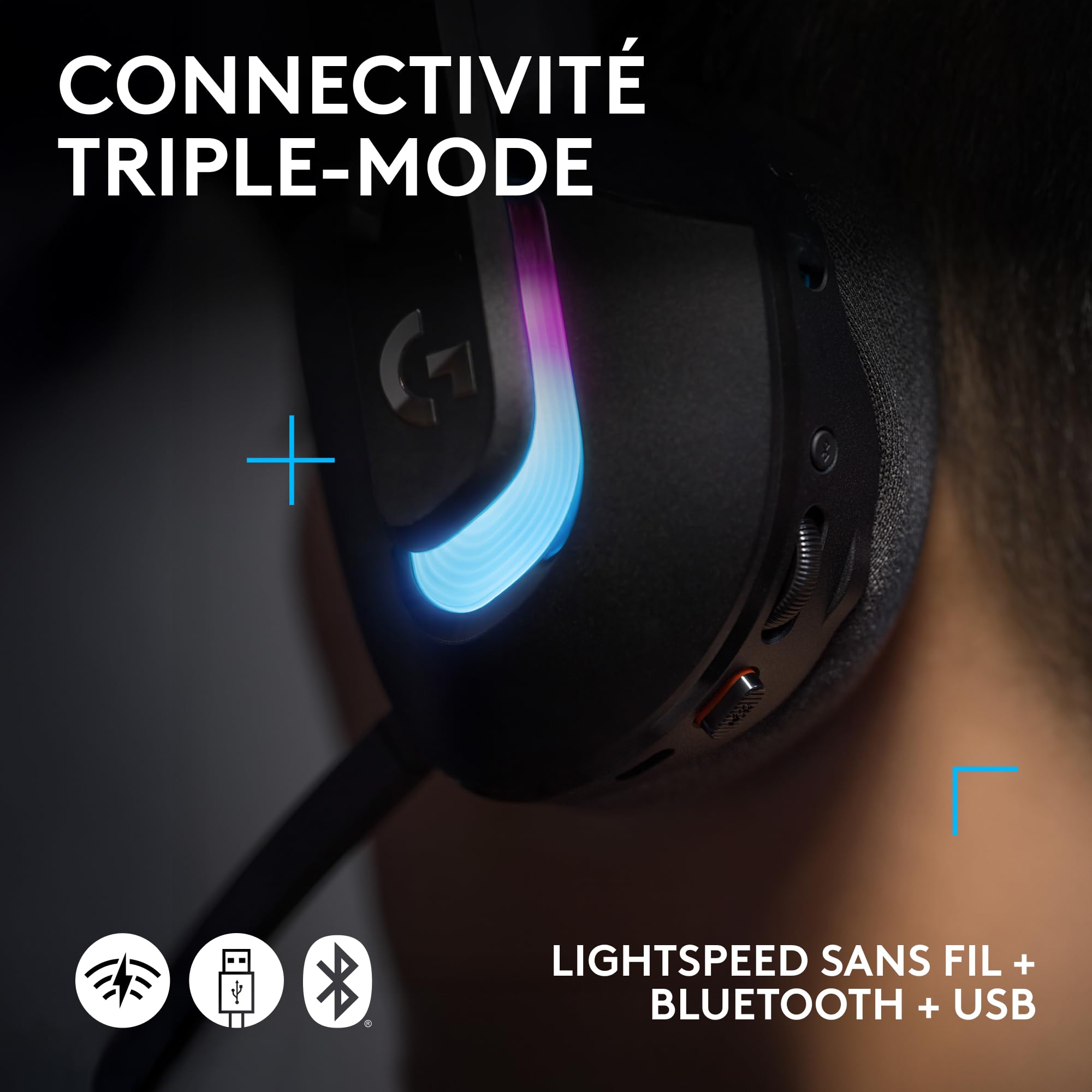 G522 LIGHTSPEED Headset - Black