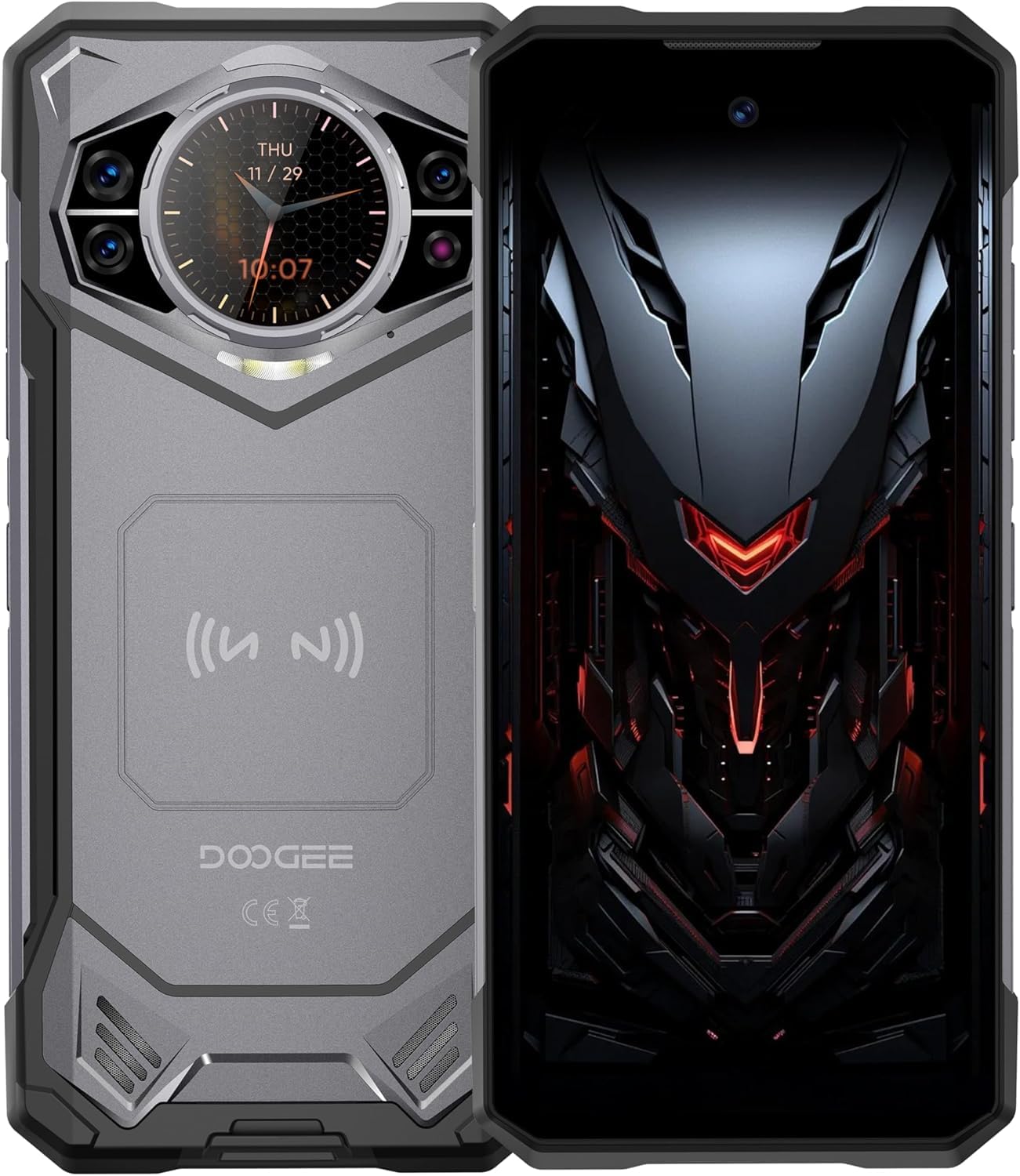 Doogee S200 5G (NFC - 6.72'', 256 Go, 12 Go RAM - 10 100 mAh) Gris
