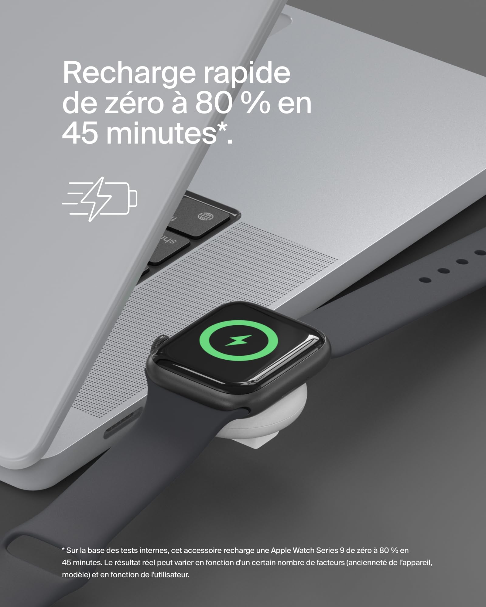 BELKIN BOOST CHARGE Apple Watch Fast Charge Dongle White
