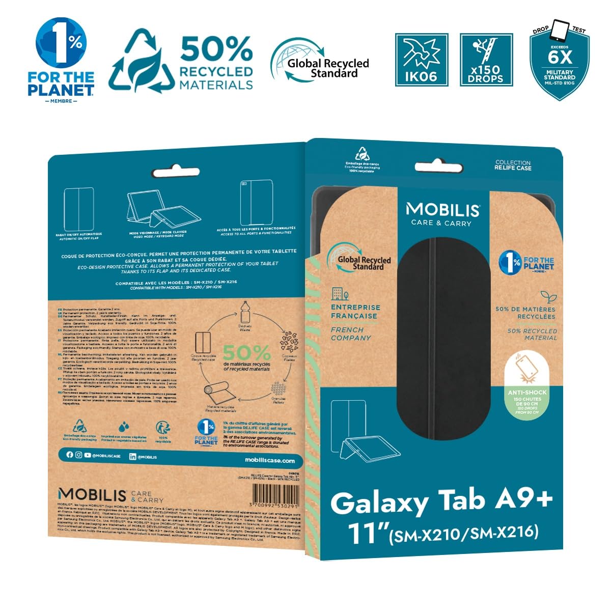 RE.LIFE Galaxy TabA9+10.9'' 50%RECYCLED