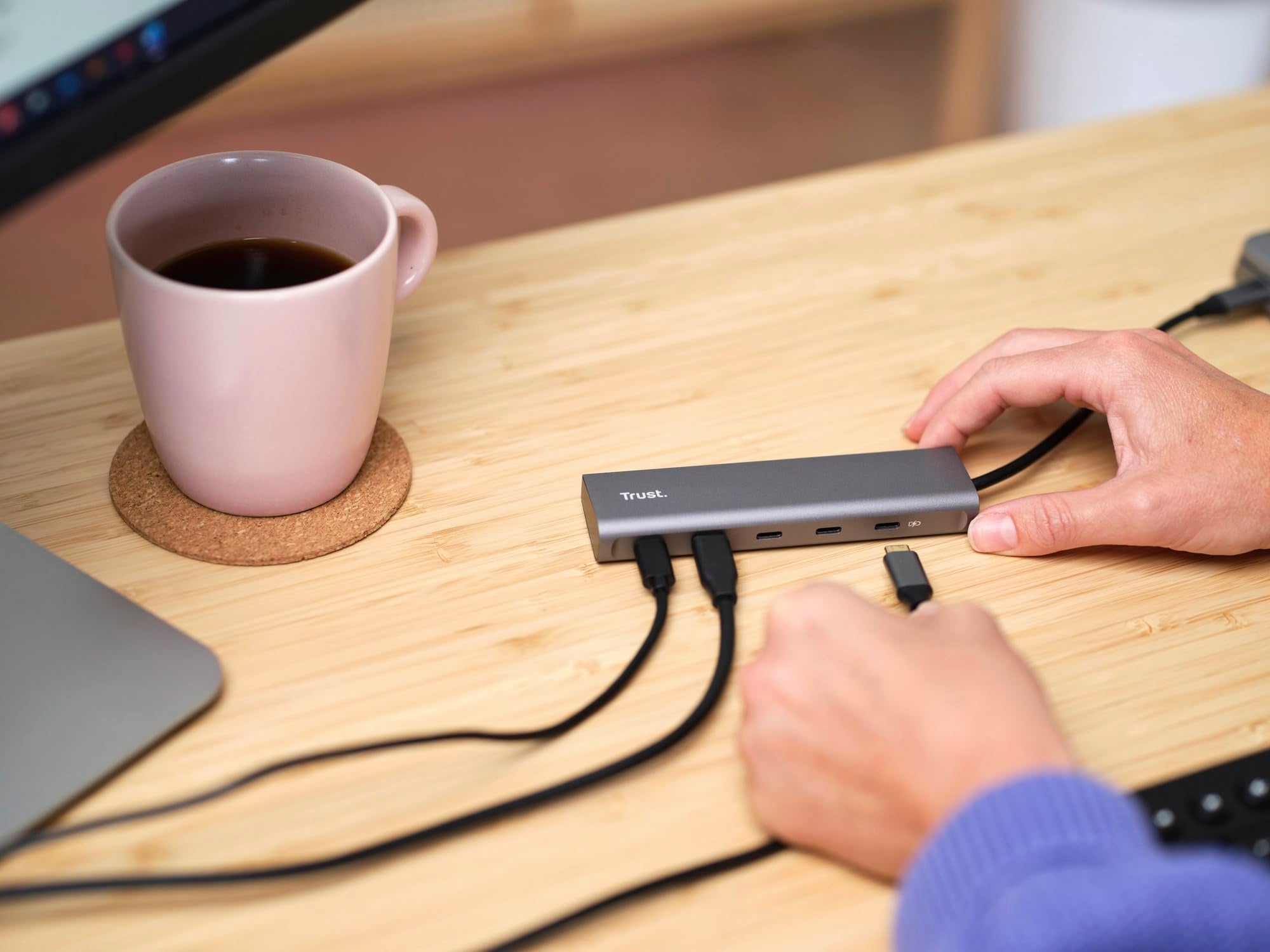 TRUST Hub USB-C HALYX 5 ports USB-C