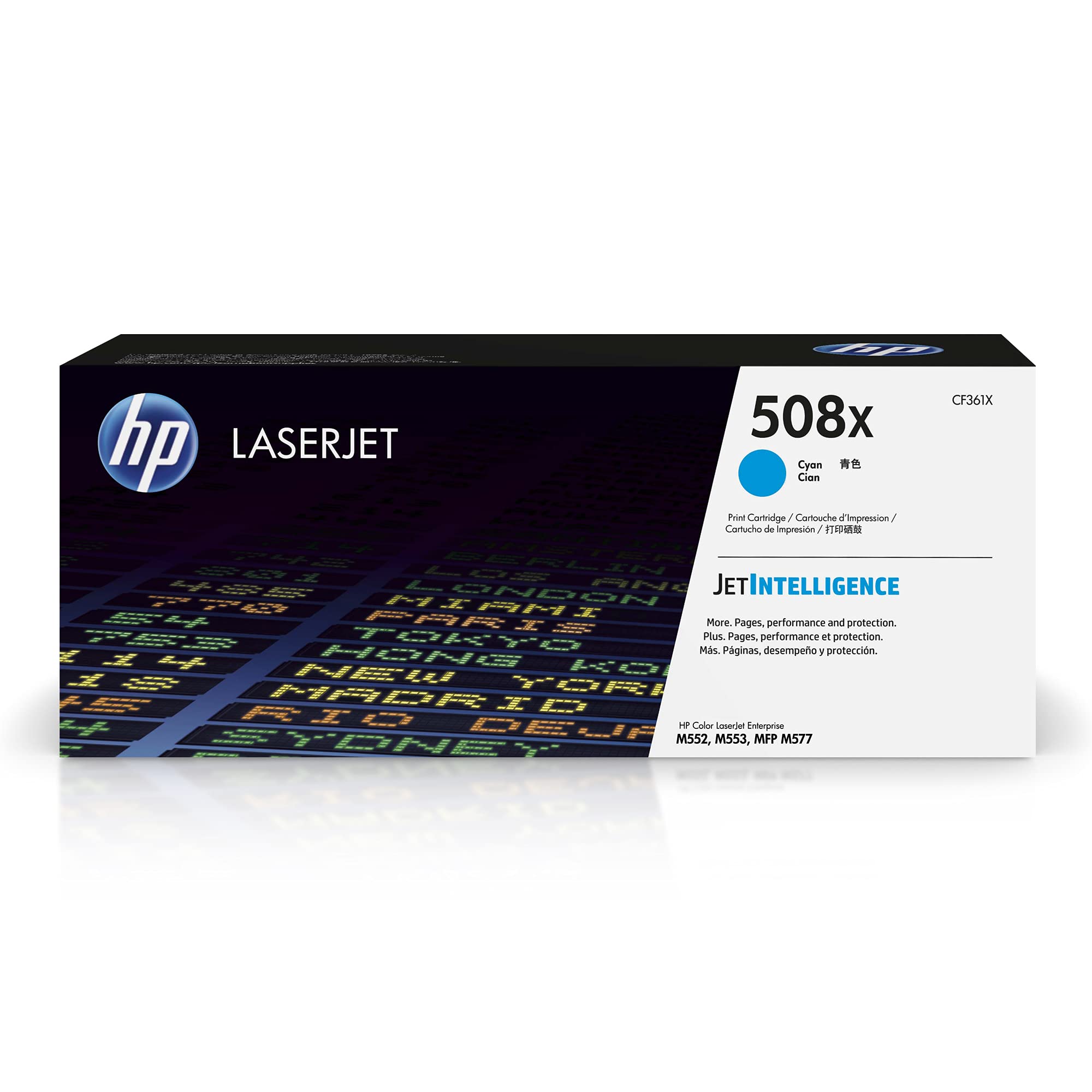 HP 508X original Toner cartridge CF361X cyan 9.500 pages high capacity