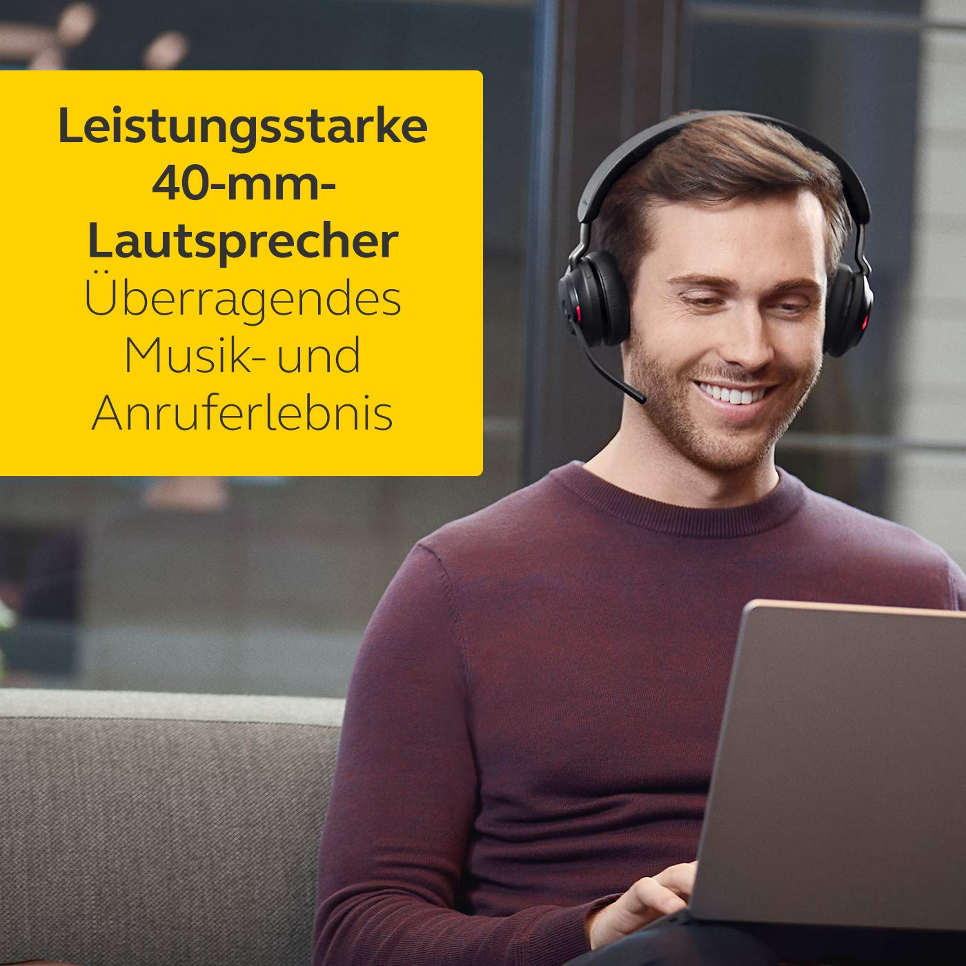 Jabra Evolve2 65 HS+Stand UC Stereo Blck