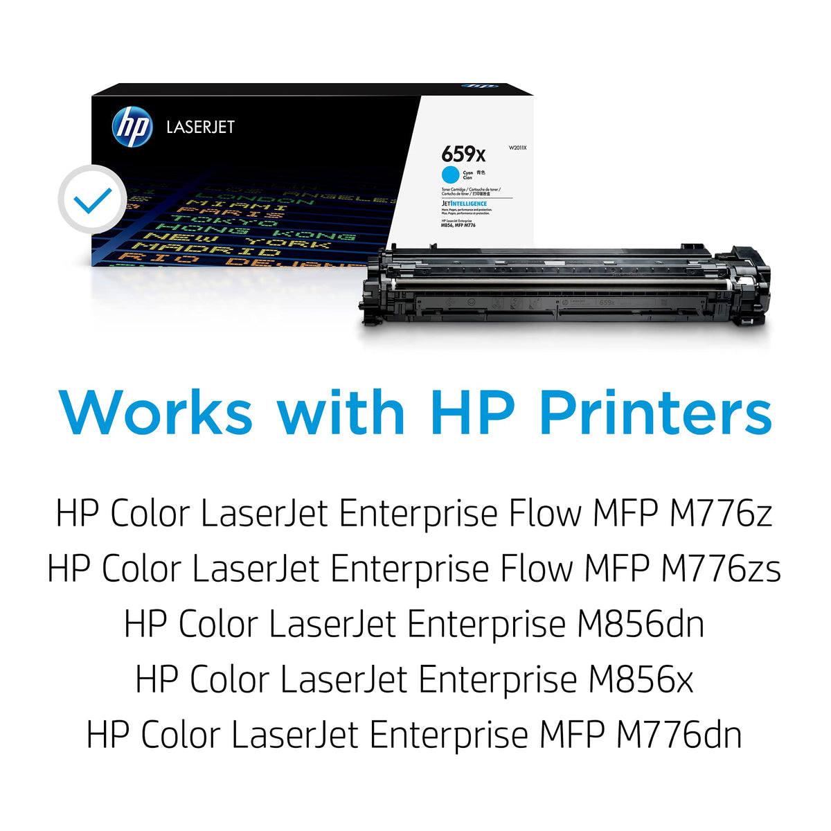 HP 659X High Yield Cyan Original LaserJet Toner Cartridge