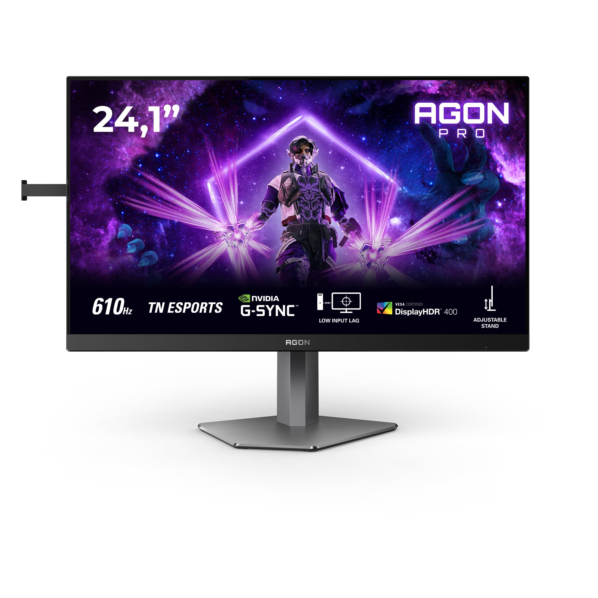AOC AG246FK6 24.1p FHD Fast TN 610Hz 0.5ms 500cd/m2 HDMI2.1 DP USB 3.2 HUB USB PIVOT