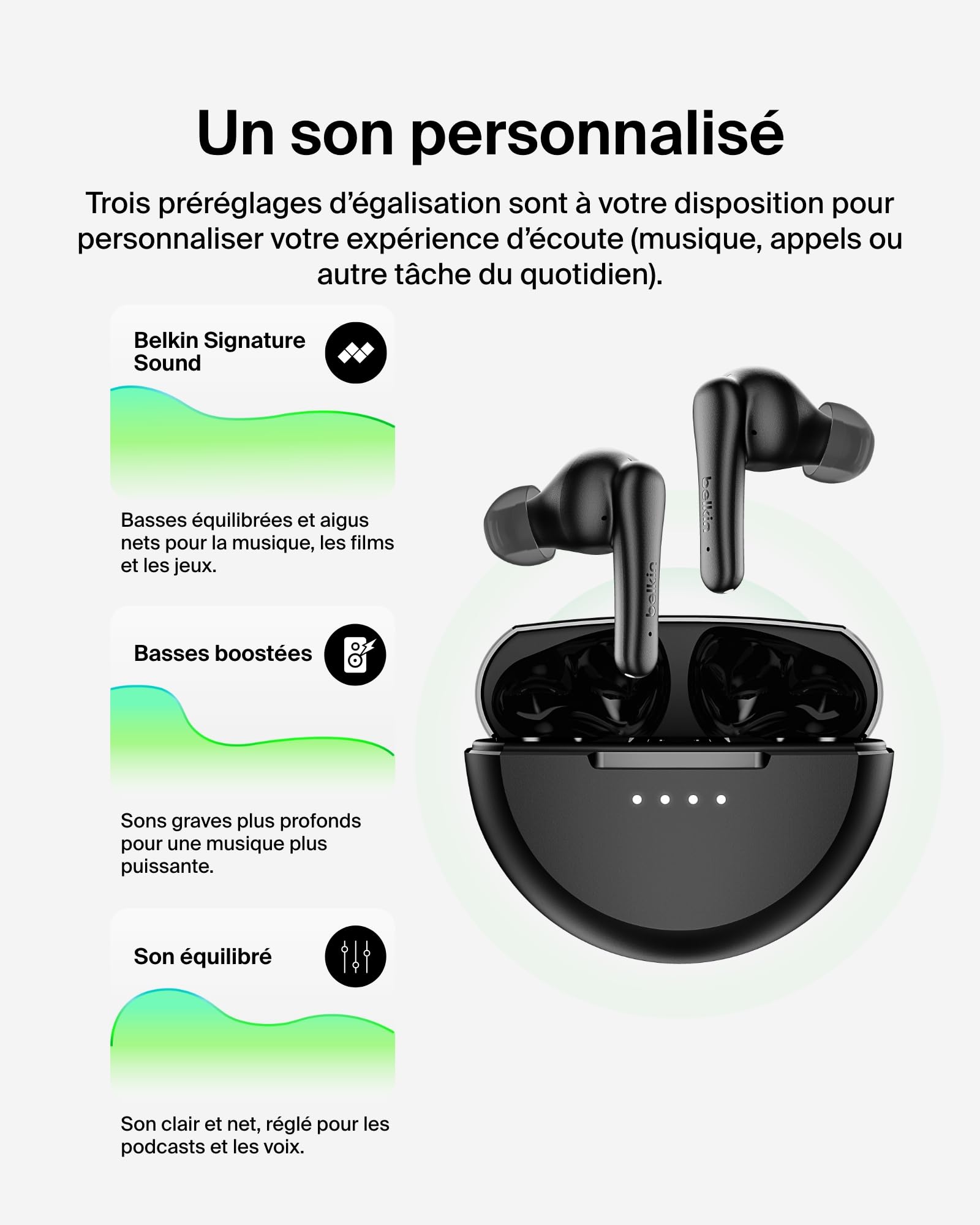 BELKIN Soundform Rhythm ANC True Wireless Earbuds