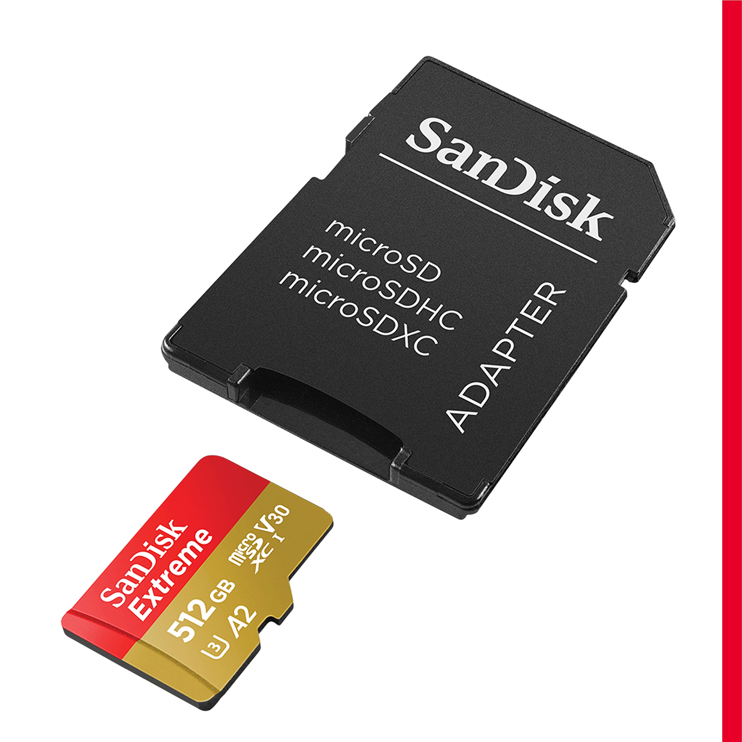 Extreme microSDXC 512GB+SD 190MB/s