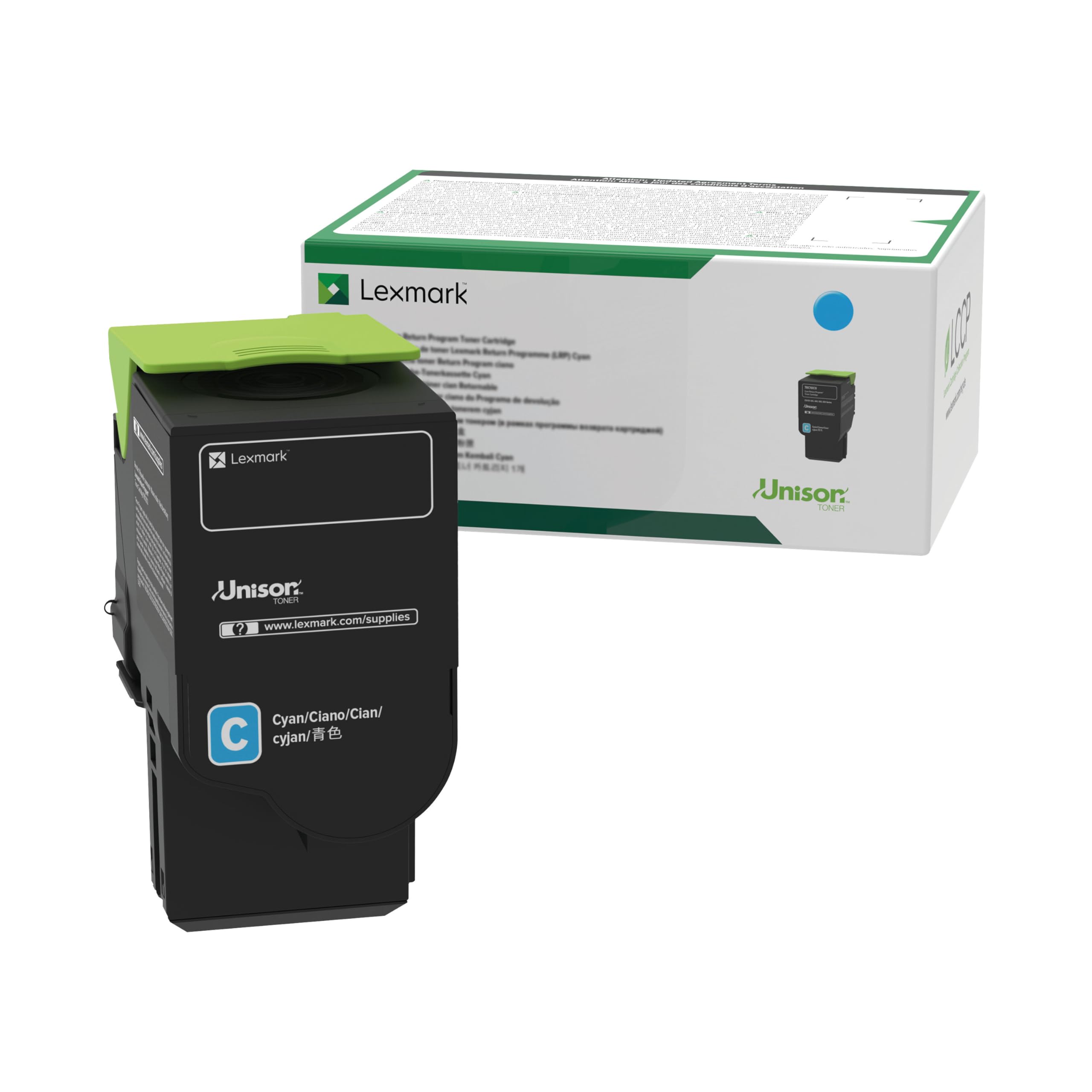 LEXMARK C242XC0 Cyan Extra High Yield Return Program Toner Cartridge