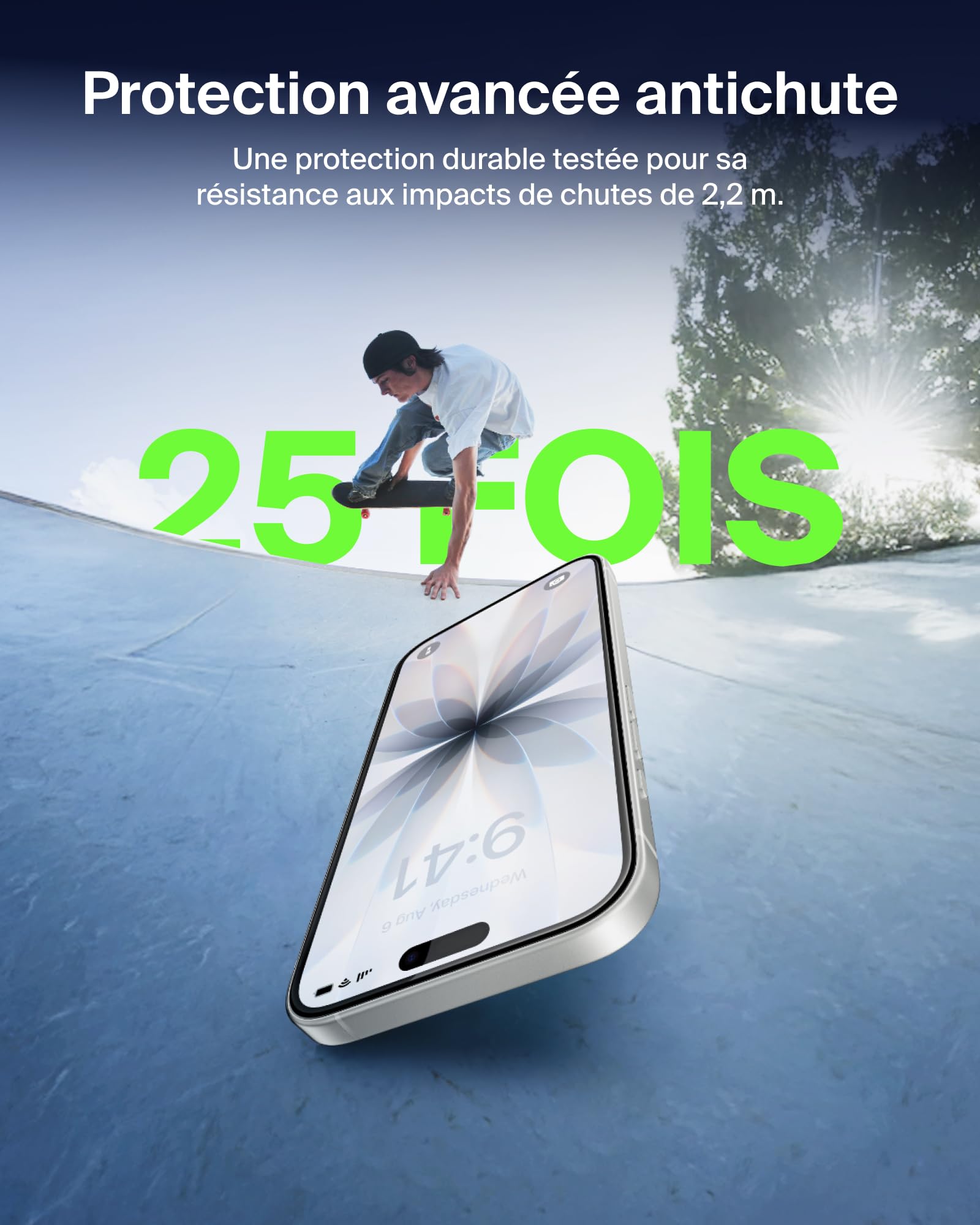 BELKIN ScreenForce Pro UltraGlass2 AM Screen Protector - iPhone 16 Pro