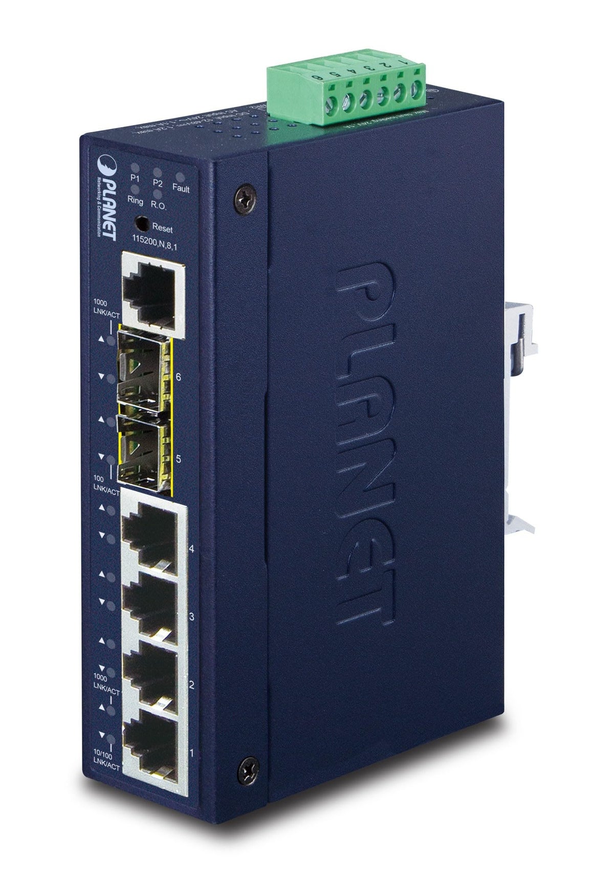 PLANET IGS-5225-4T2S commutateur réseau Géré L2+ Gigabit Ethernet (10/100/1000) Bleu