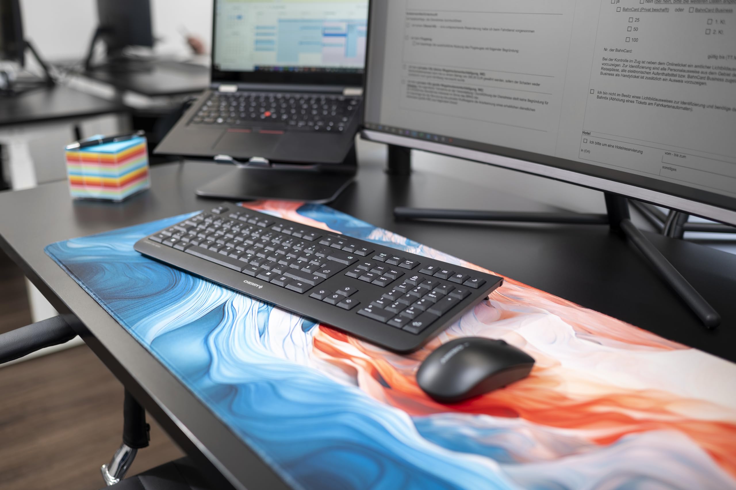 CHERRY Pack clavier & souris DW 3000 Sans fil noir QWERTY US