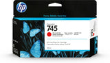 HP 745 original Ink cartridge F9K00A Chromatic Red 130 ml