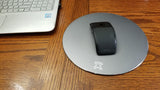 XTREMEMAC Tapis de souris rond en aluminium Gris