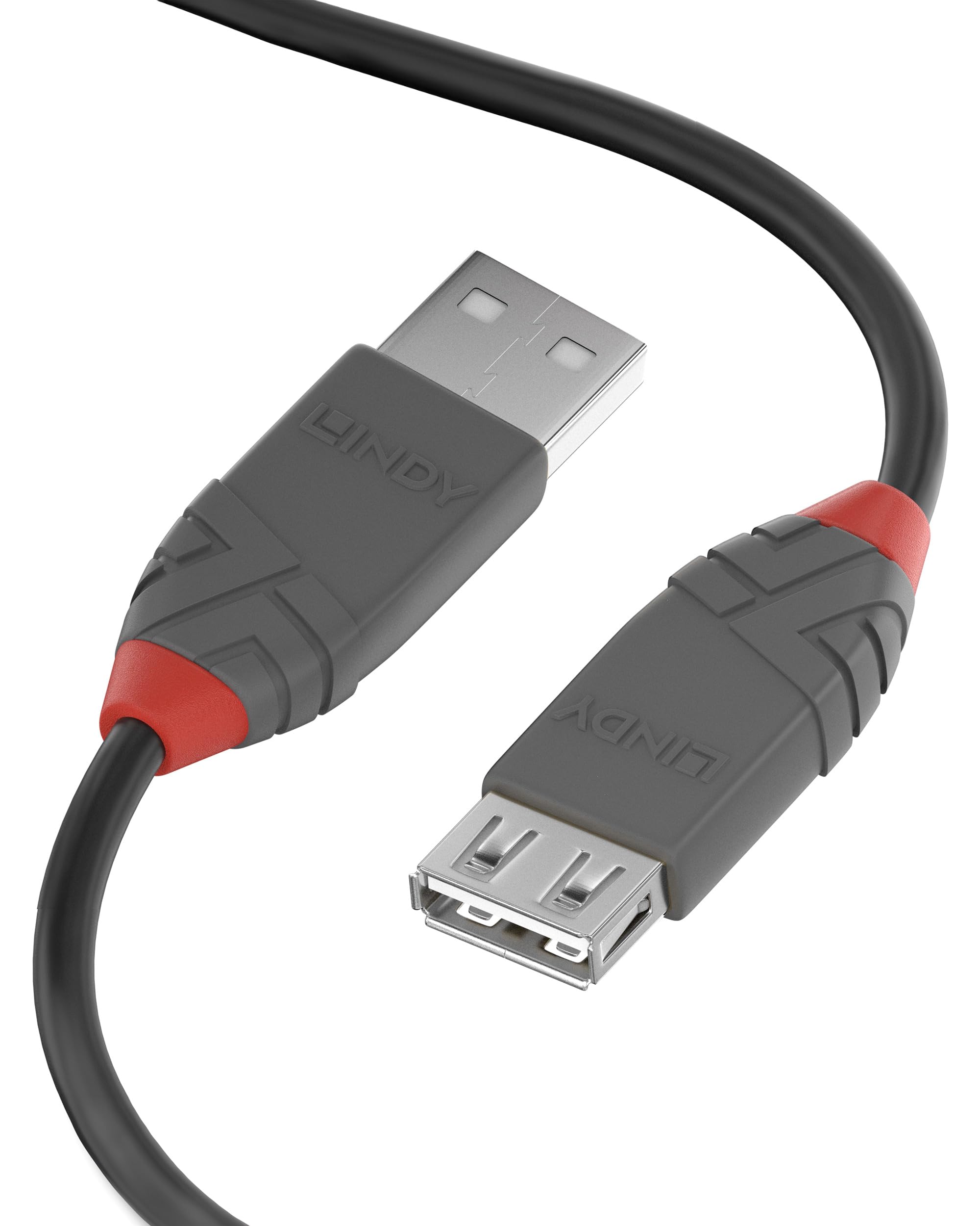 LINDY Rallonge USB 2.0 type A Anthra Line 2m