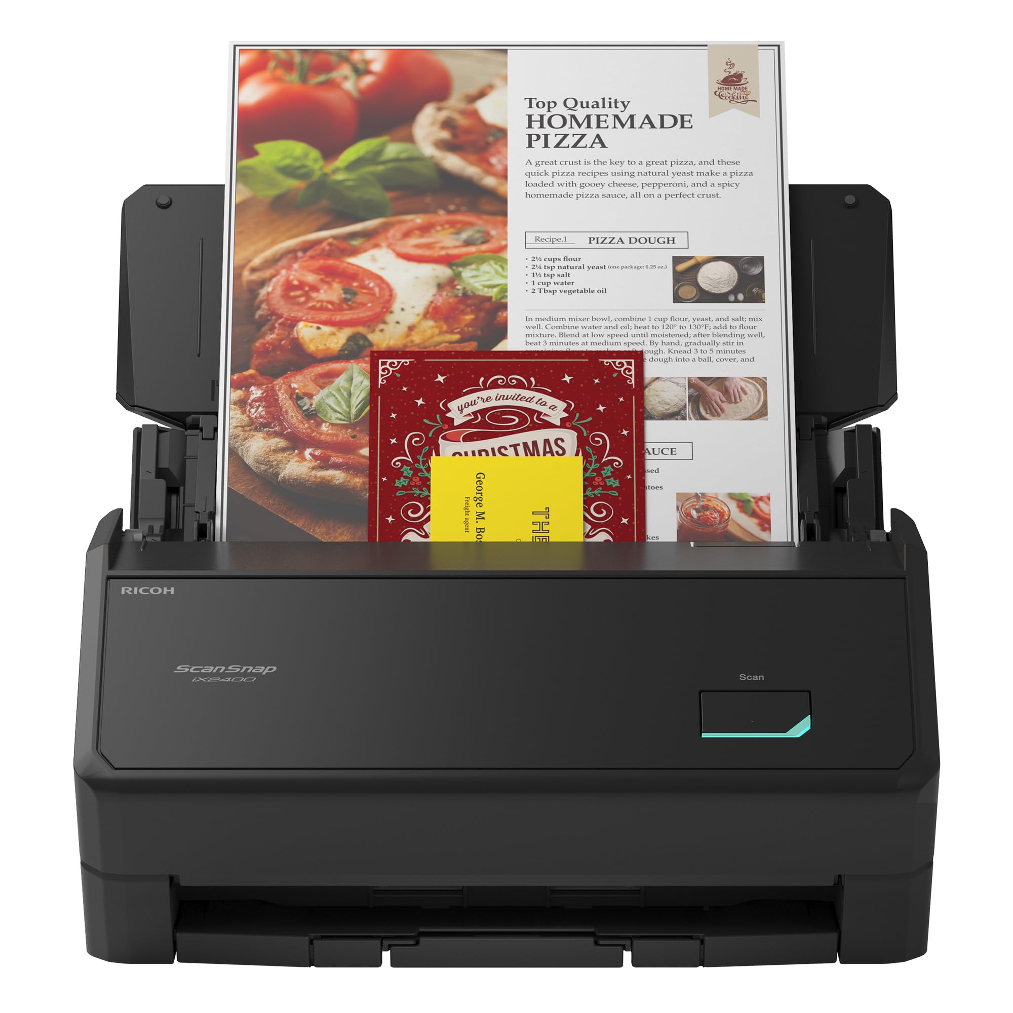 RICOH ScanSnap iX2400 45ppm/90ipm Black A4 Duplex ADF USB 3.2