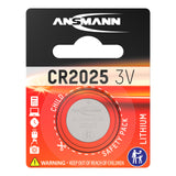 ANSMANN Piles lithium 5020142 CR2025 blister de 1