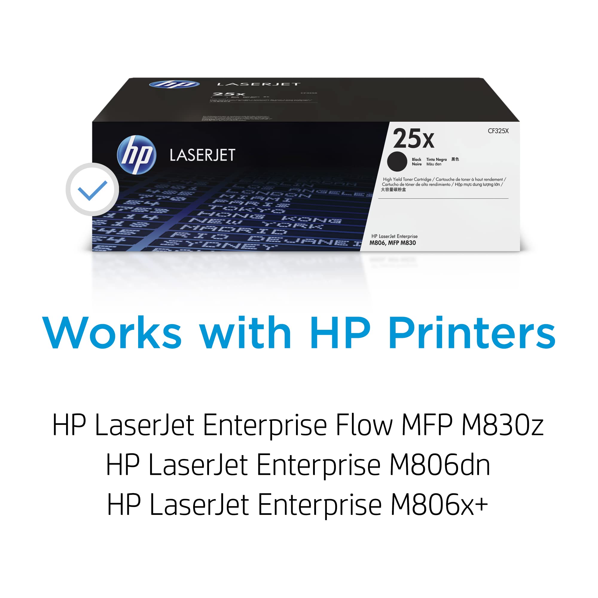 HP 25X original original Toner cartridge CF325X black high capacity 34.500 pages 1-pack