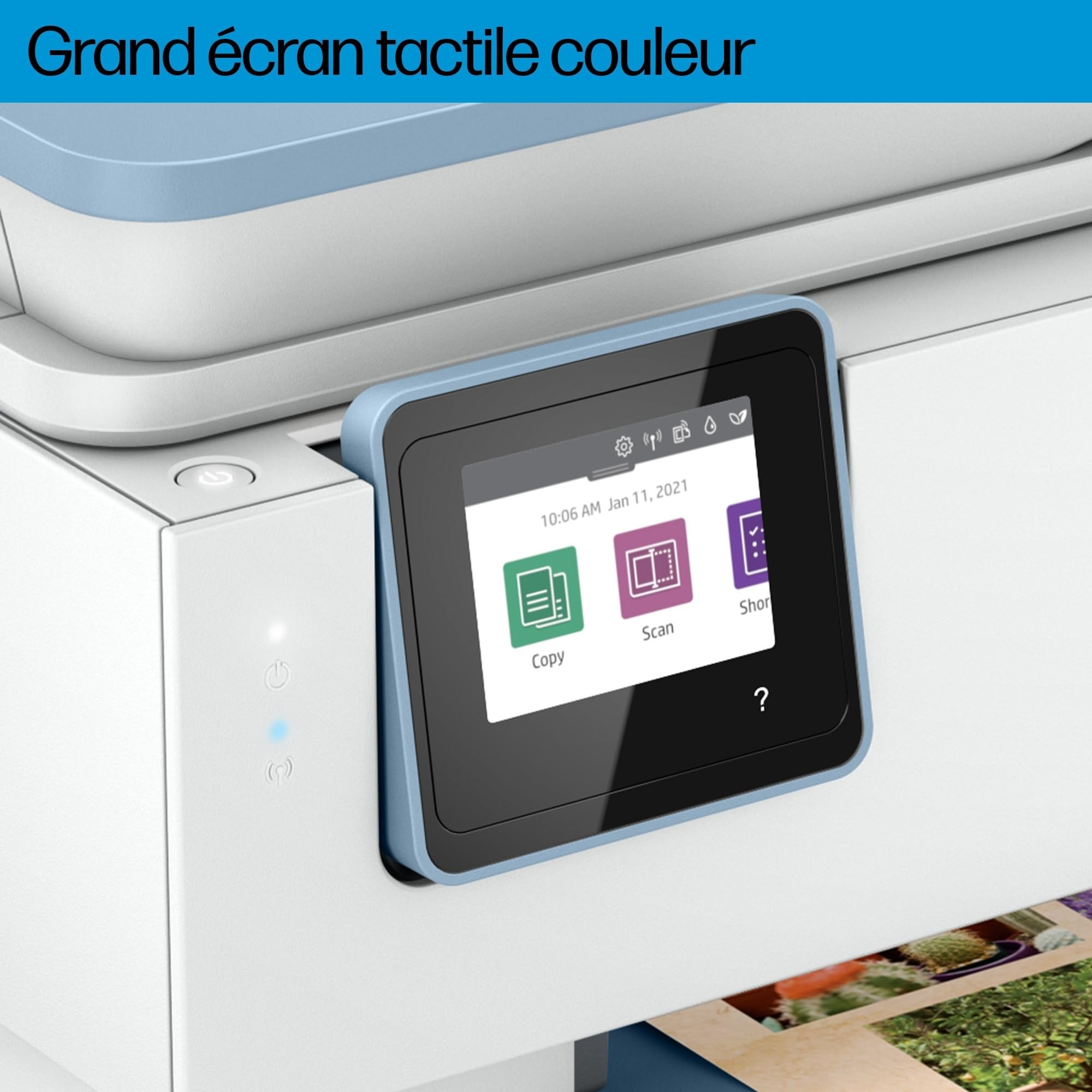 HP ENVY Inspire 7921e All-in-One MFP colour inkjet 216x297mm A4 13ppm Copy 15ppm Print 125sheets USB Wi-Fi Bluetooth surf blue