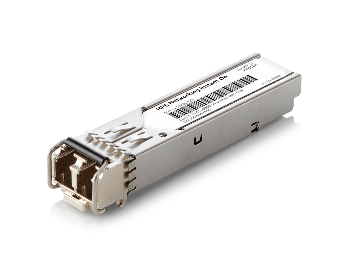 HPE Networking Instant On Module transmetteur transceiver SFP mini GBIC 1GbE 1000Base SX LC multi mode jusquà 500 m