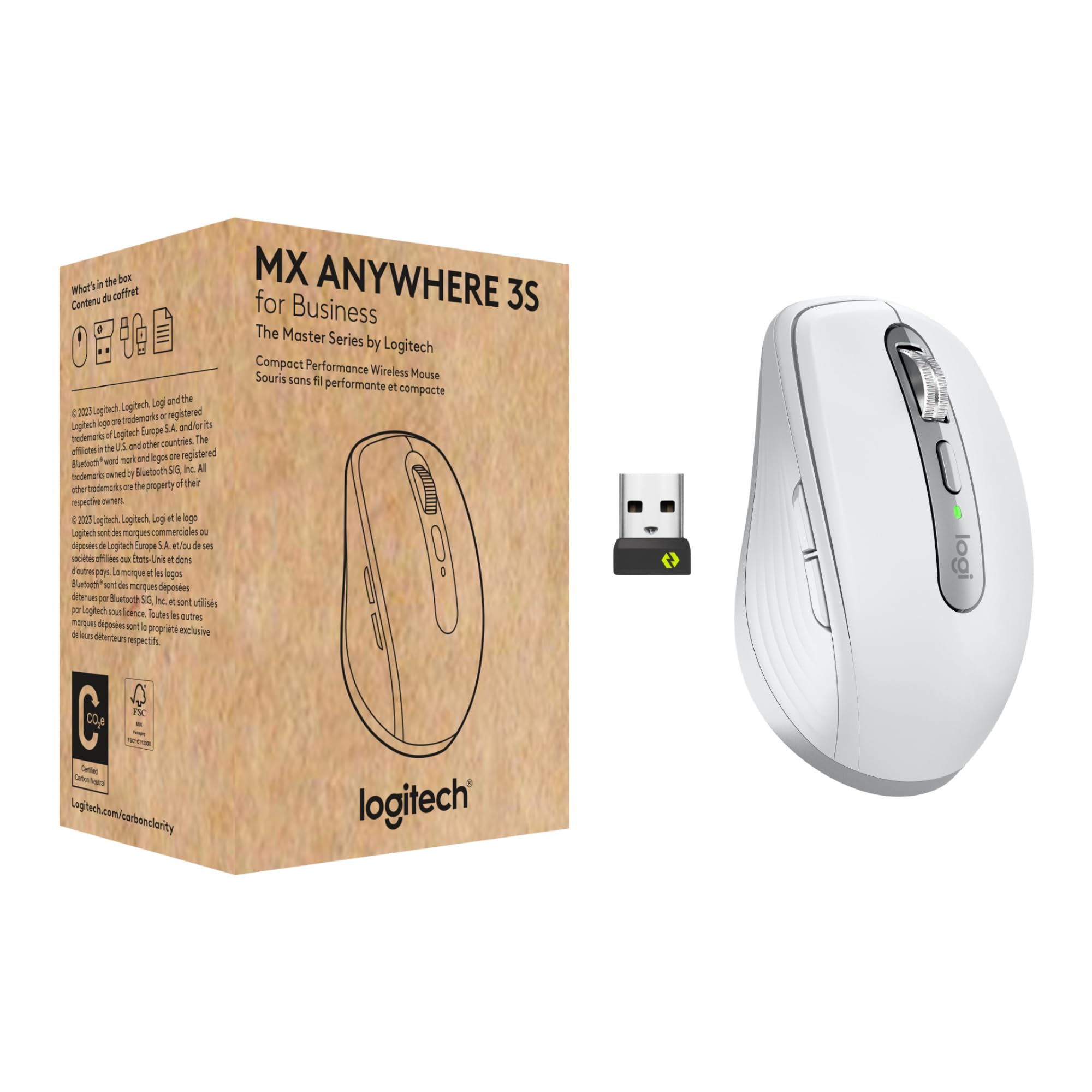 LOGITECH MX Anywhere 3S for Business - PALE GREY - EMEA28-935