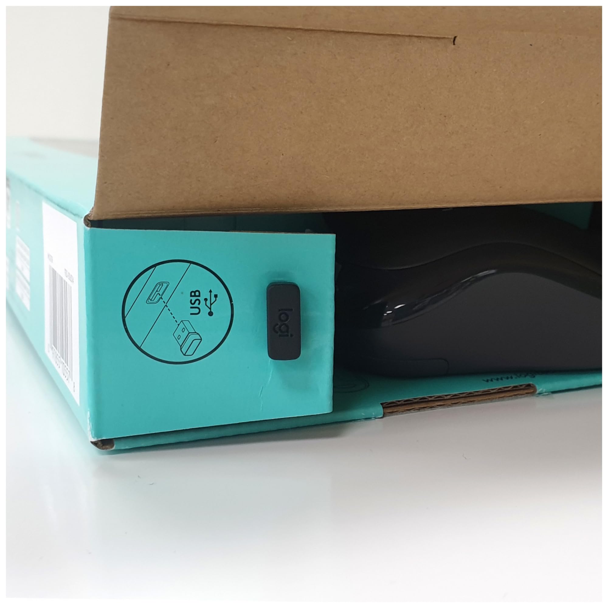 Logitech 920-004508 clavier Souris incluse Maison RF sans fil QWERTY US International Noir