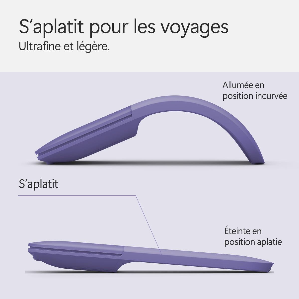 MS Srfc Arc Mouse Bluetooth Violet