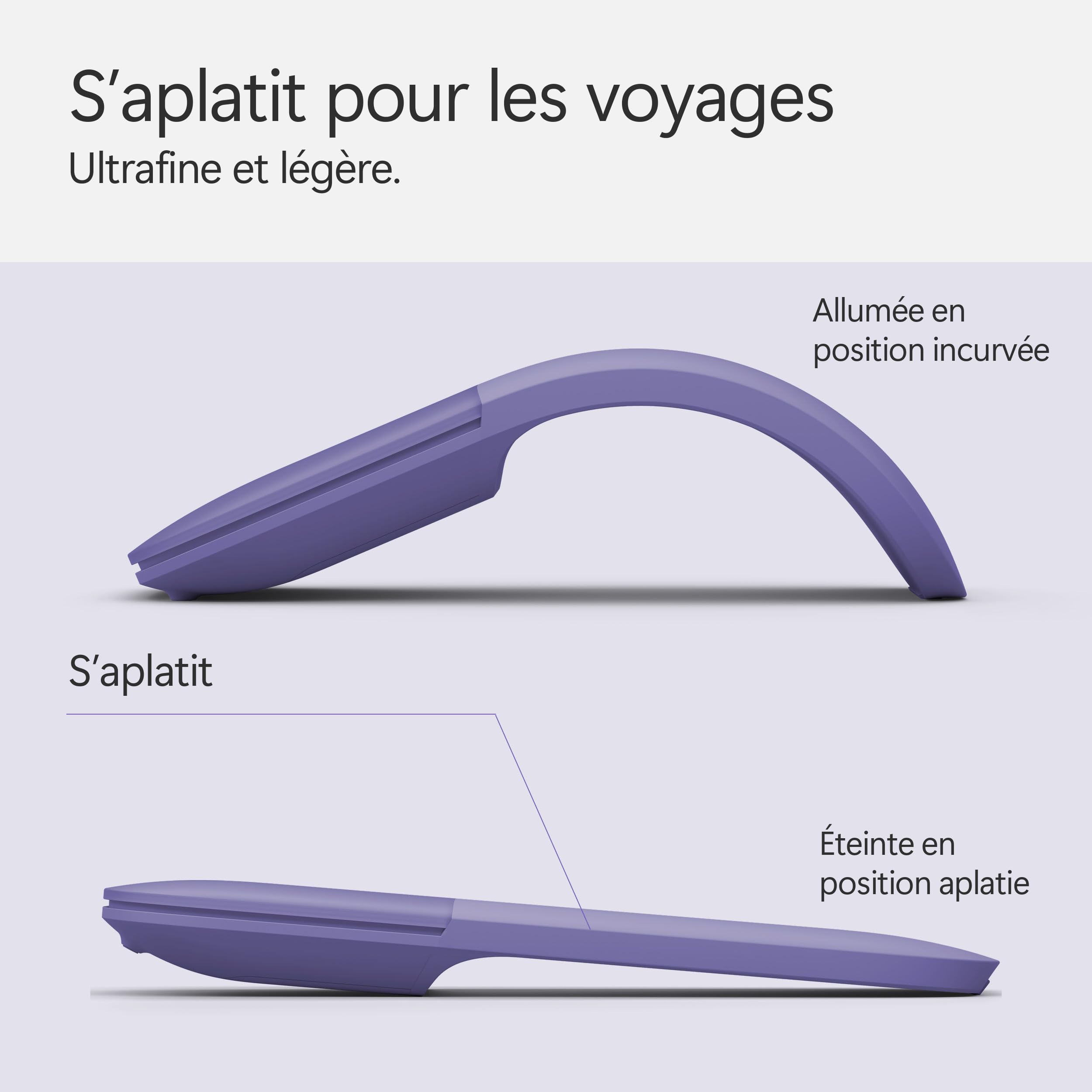 MS Srfc Arc Mouse Bluetooth Violet