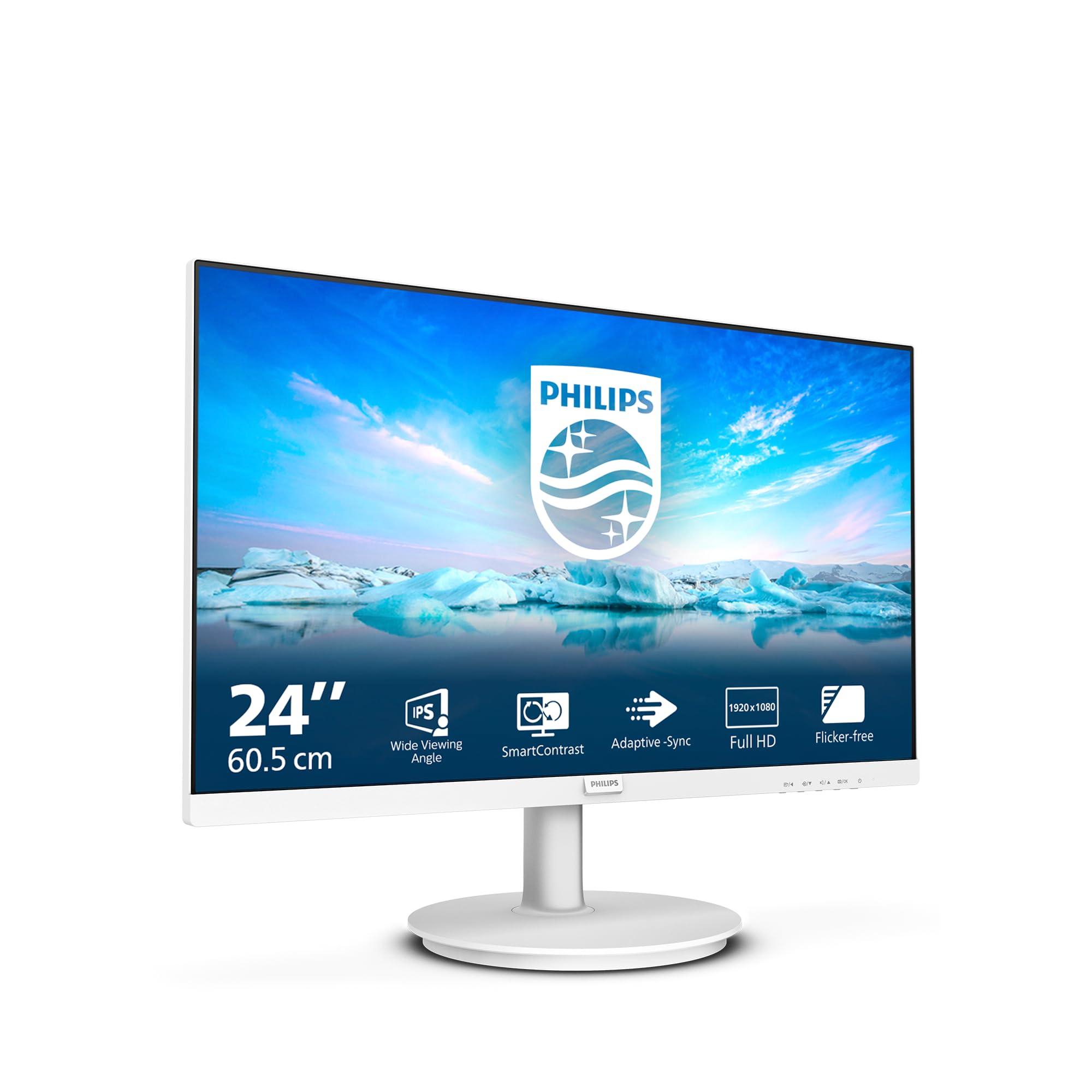 PHILIPS 241V8AW/00 23.8p IPS 1920x1080 16:9 HDMI D-SUB White