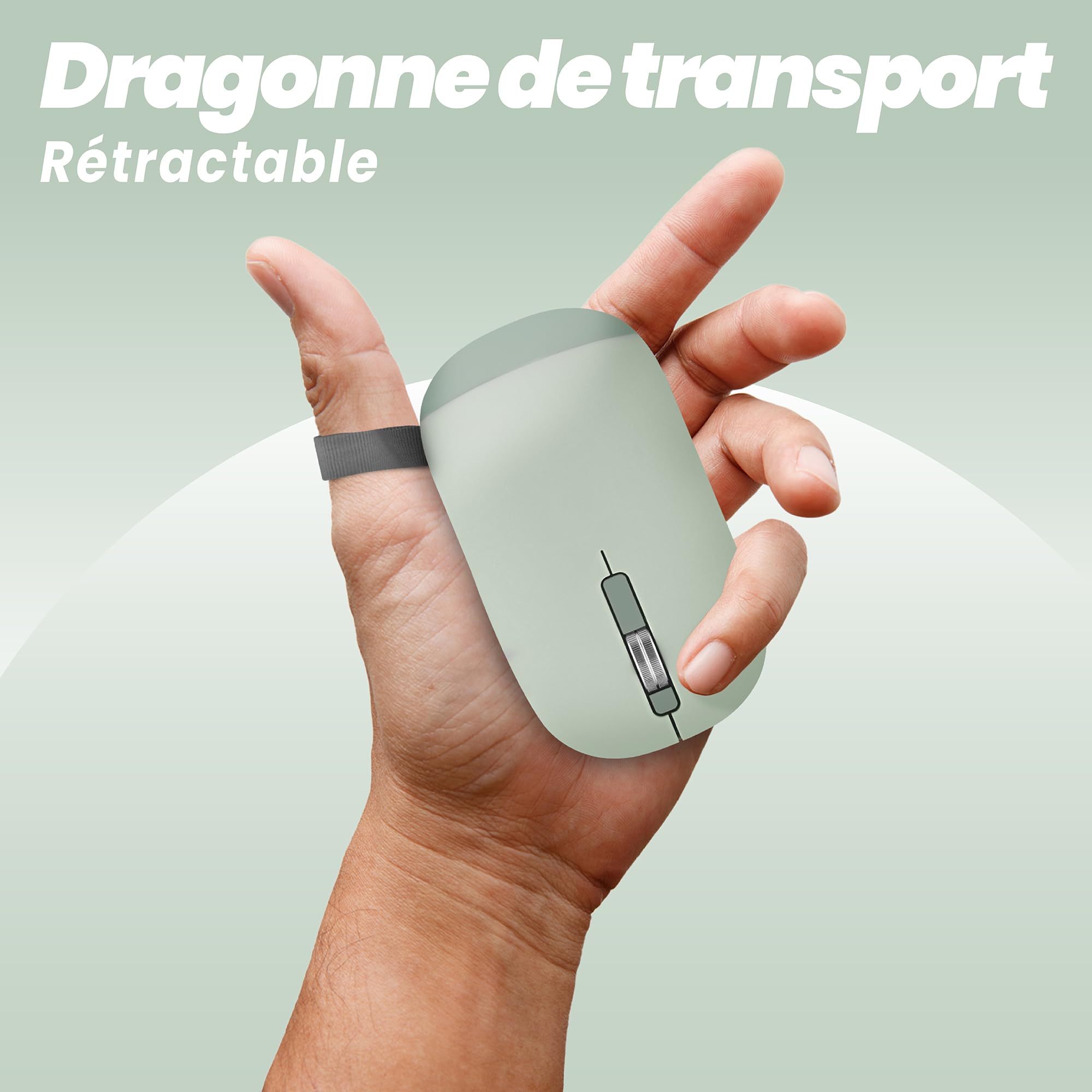 TNB COLOR - Souris sans fil double mode de connexion - vert