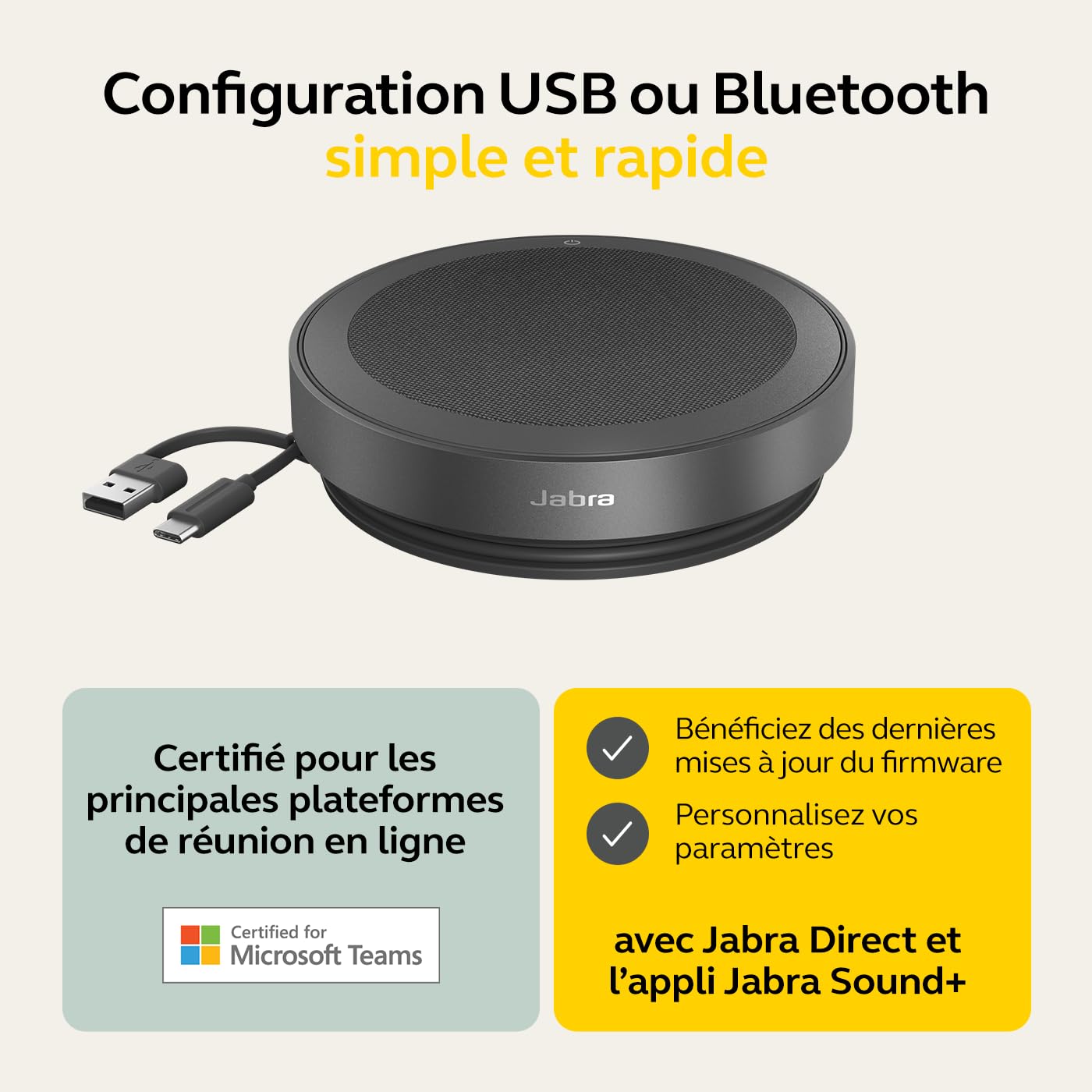 Jabra Speak2 75 MS Teams Link 380c