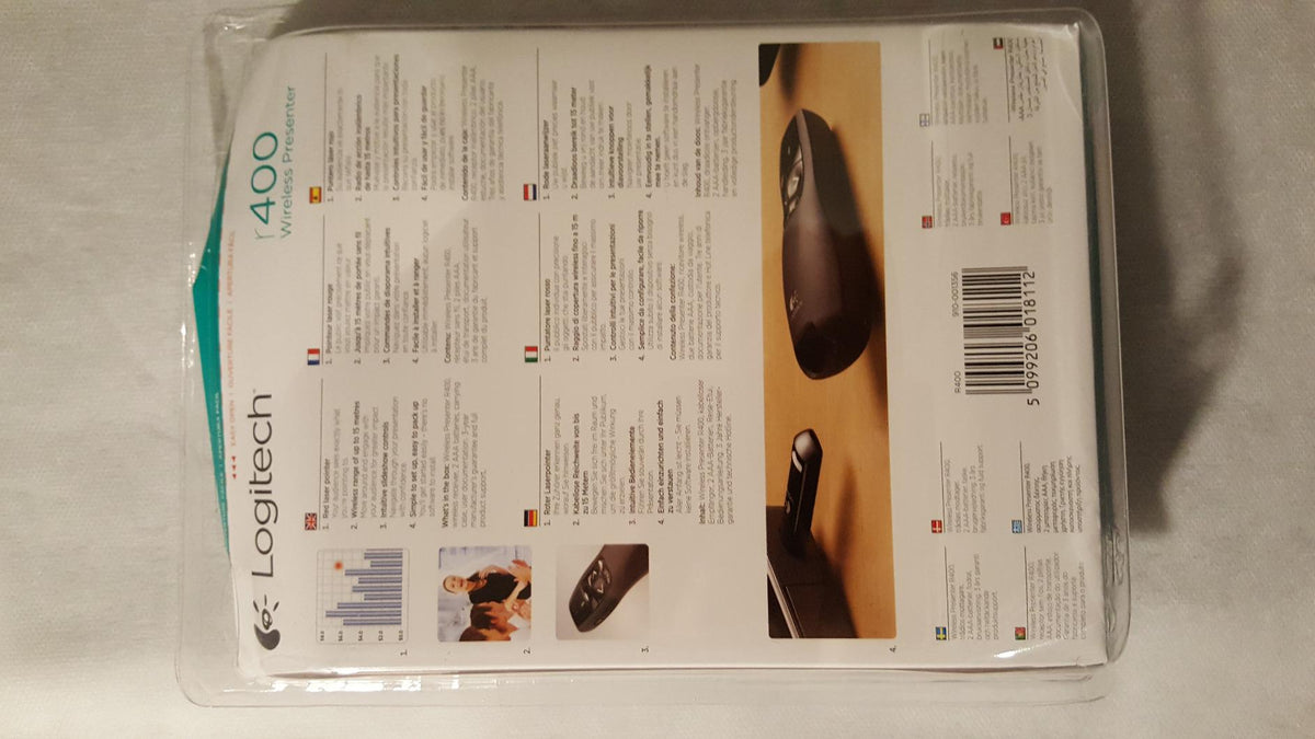LOGITECH Wireless Presenter R400 Presentation remote control RF
