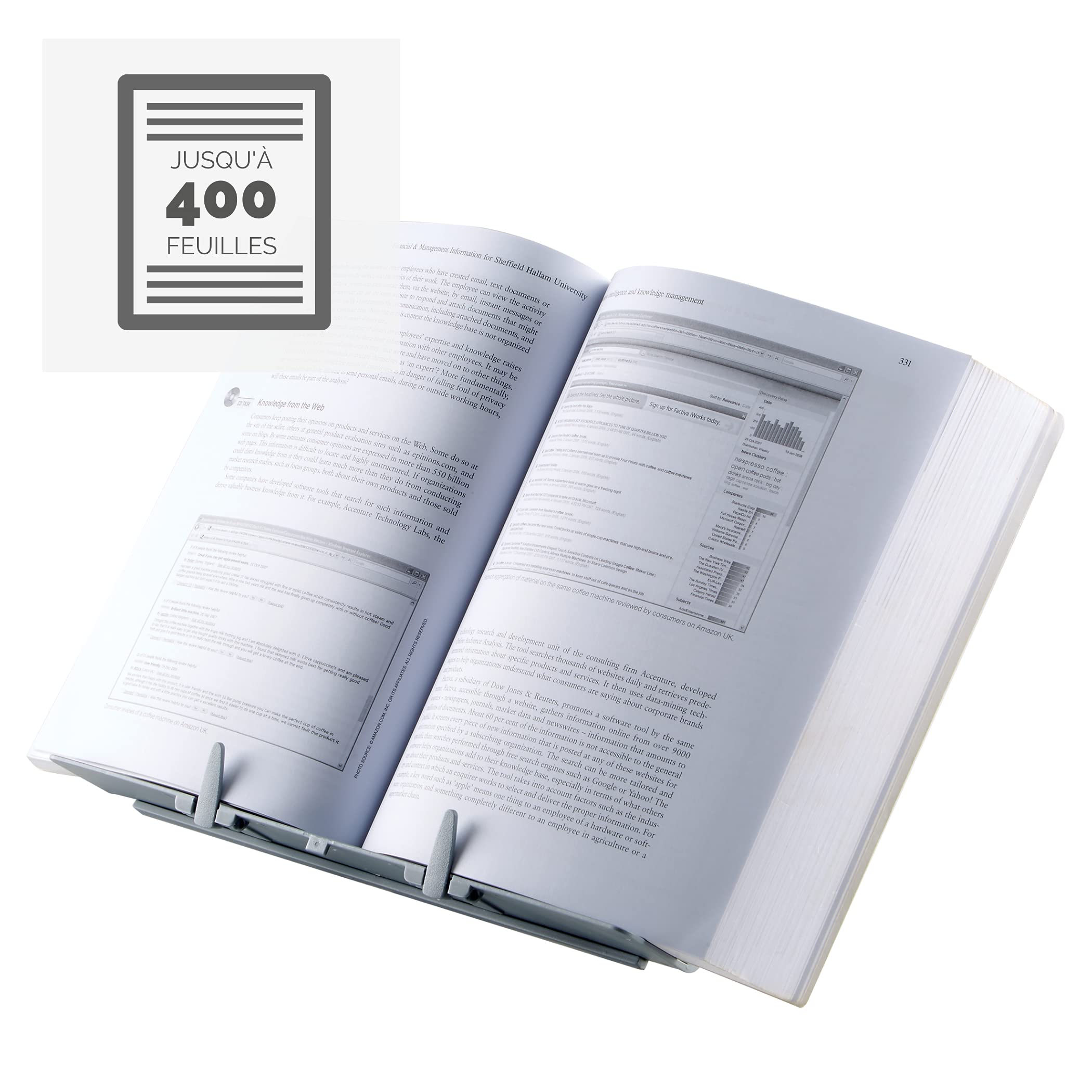 FELLOWES Porte-copies chevalet BookliftTM