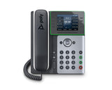 Poly Edge E350 Téléphone VoIP PoE 8 comptes SIP  LCD 2.8" USB-C WiFi & BlueTooth